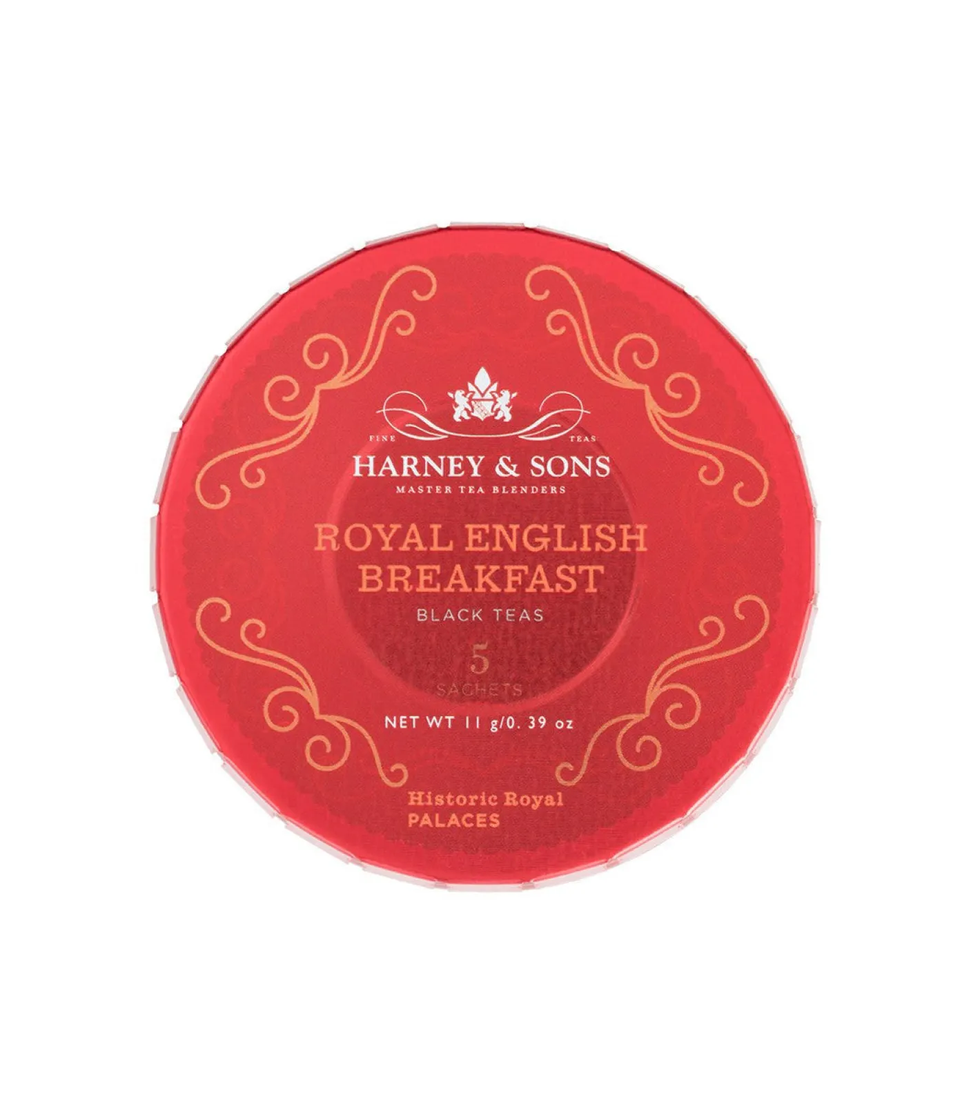 Harney & Sons Royal English Breakfast Tagalong Tea Tin - 5 Sachets