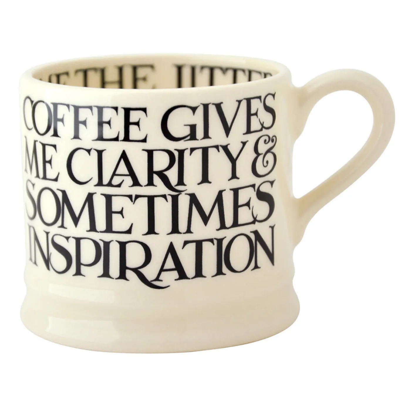 Black Toast Small Mug