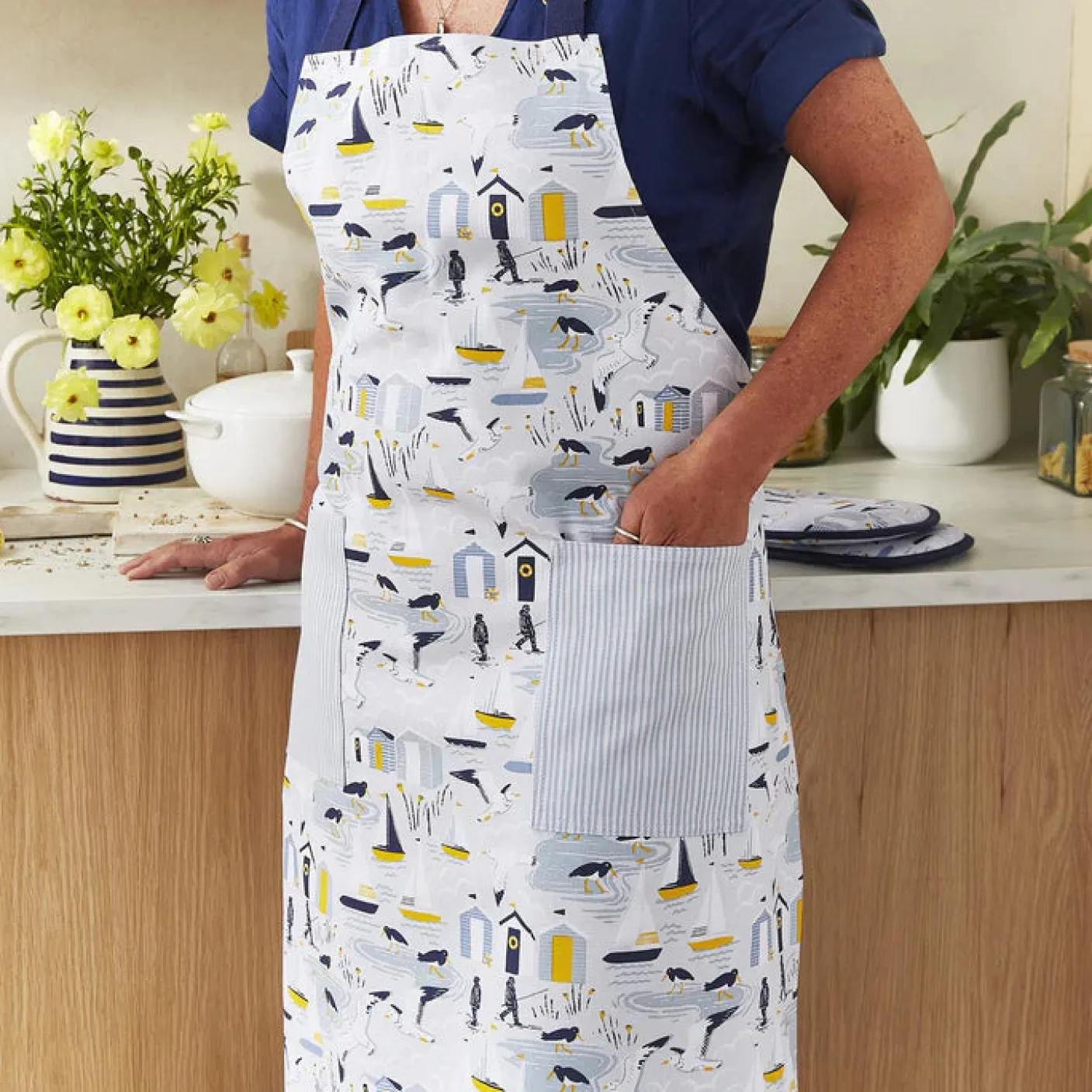 Seashore Cotton Apron