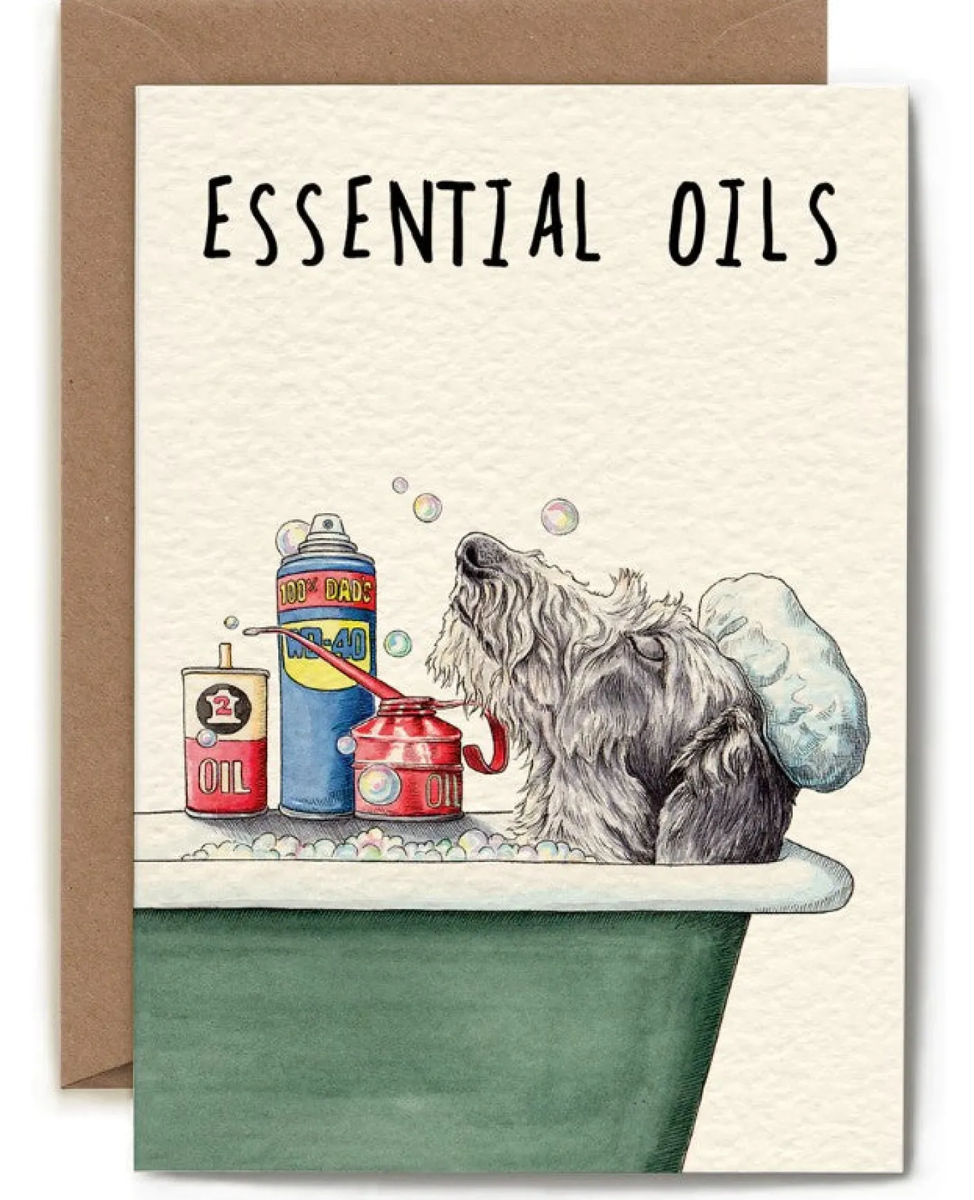 Essential Oils Greetings Card