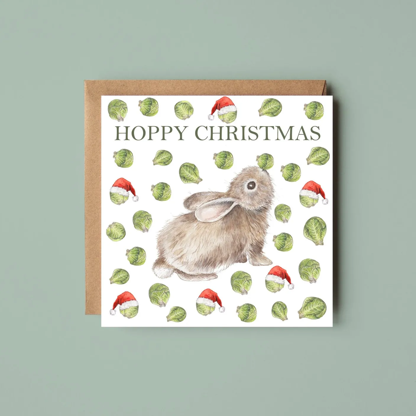 Hoppy Christmas Card