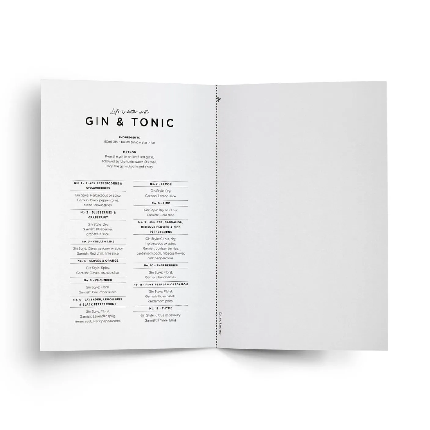 Life is Better with Gin & Tonic Card