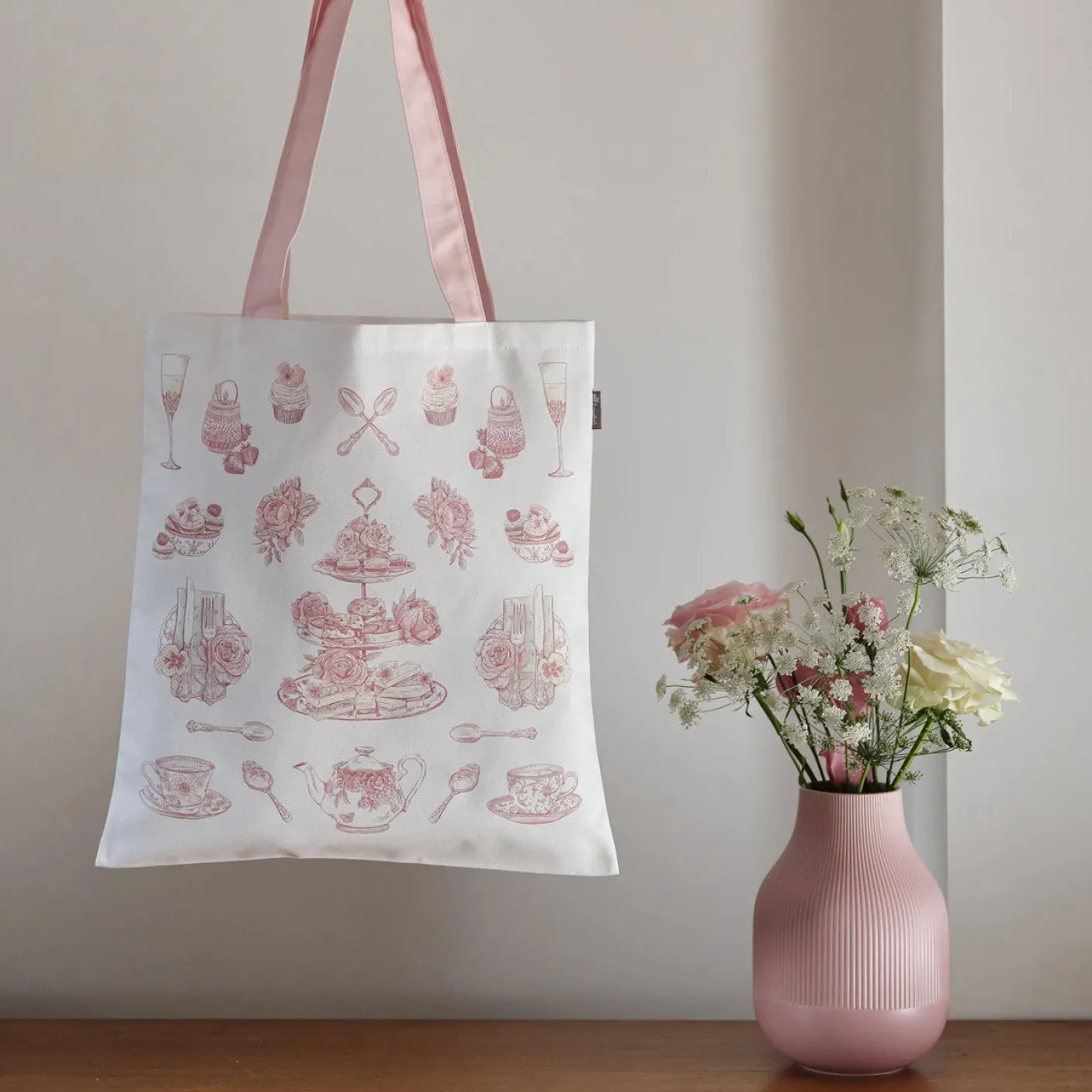 Afternoon Tea Canvas Tote Bag