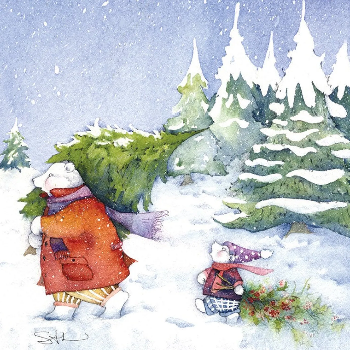 The Christmas Tree Greeting Card