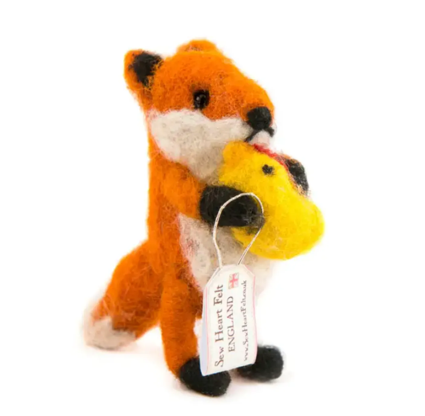 Baby Fox with Chicken