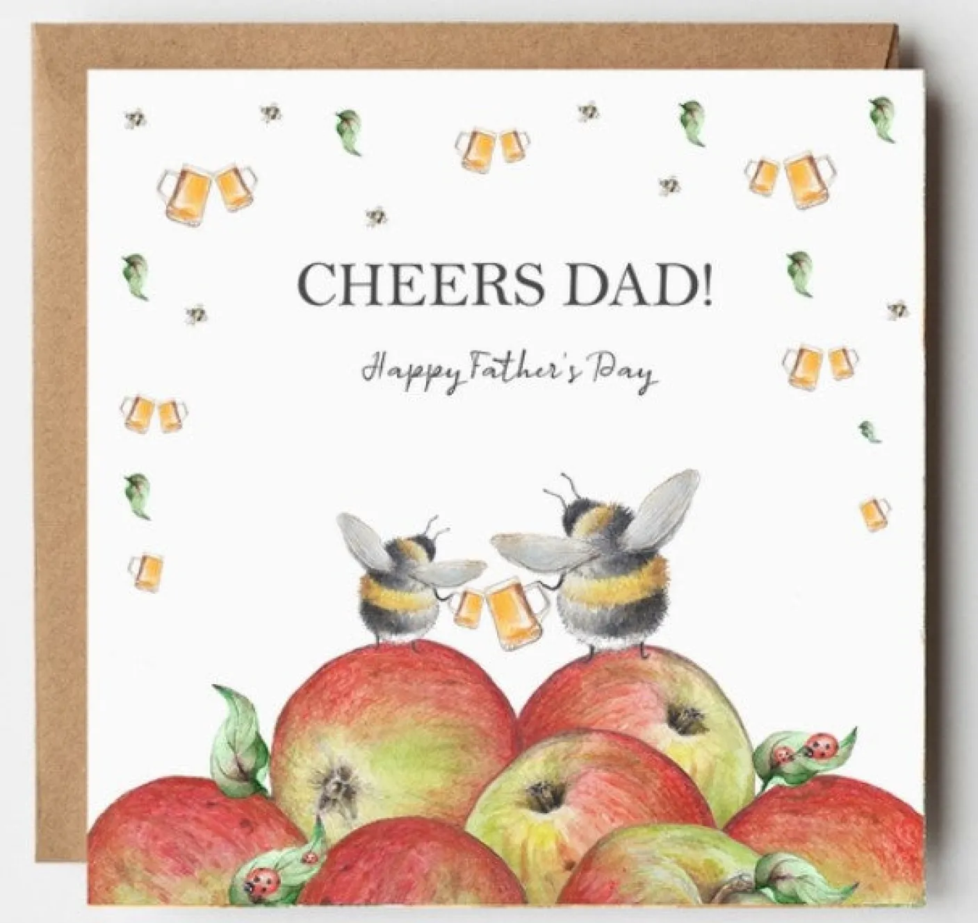 'Cheers Dad!' Cider Father's Day Card