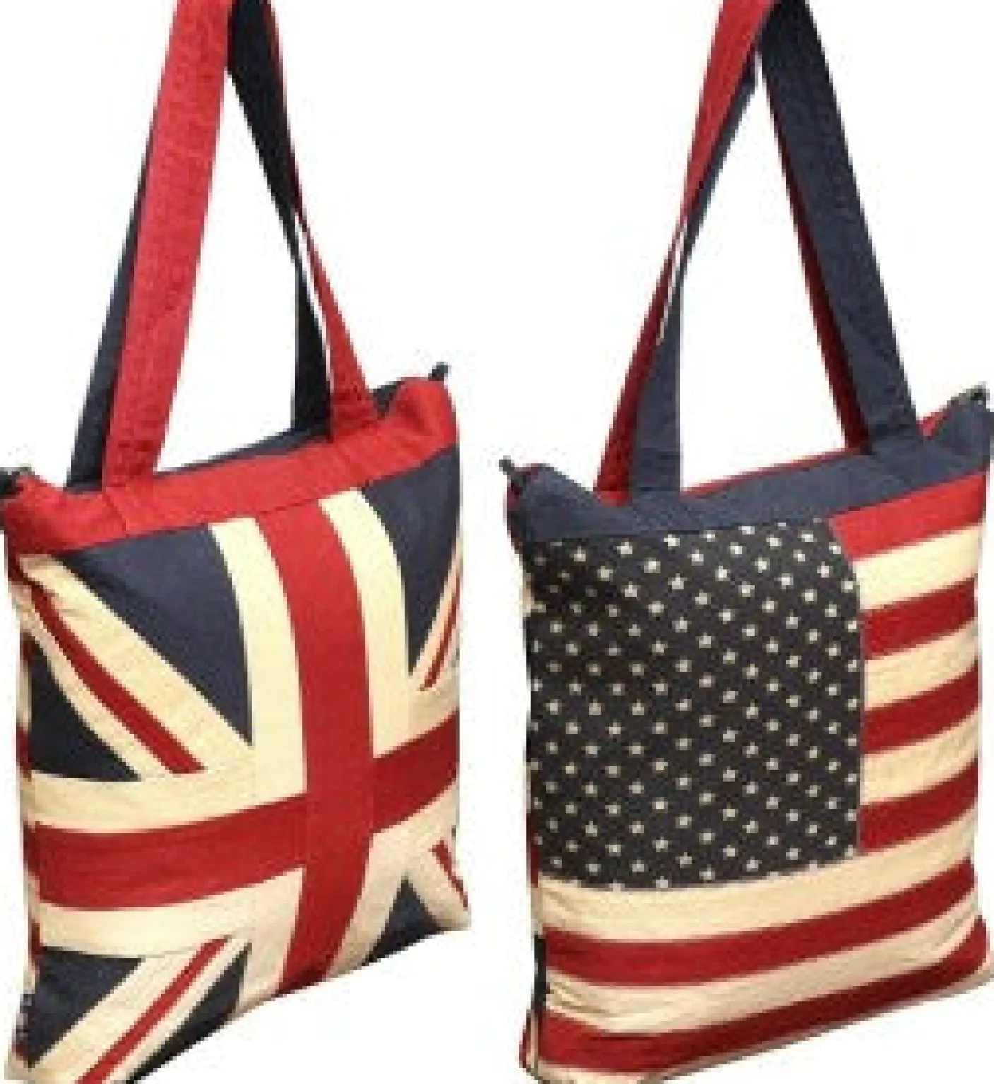 Union Americana Vintage Zipped Tote Bag