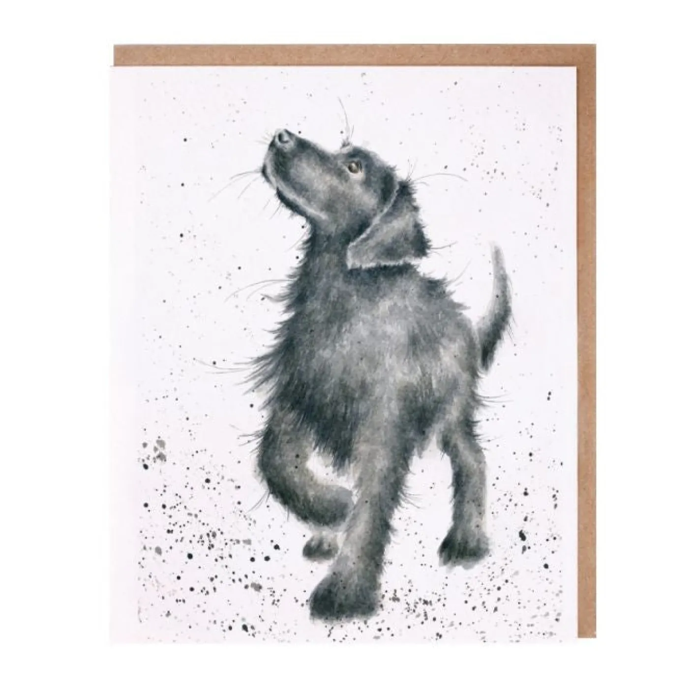 'Walkies' Blank Greetings Card