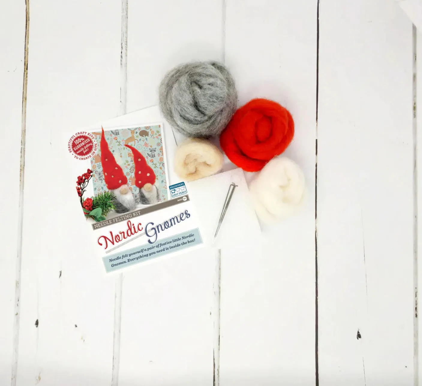 Nordic Gnomes Needle Felting Kit