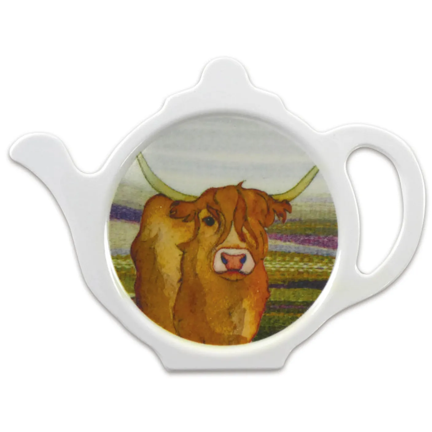 Highland Coo Tea Bag Tidy