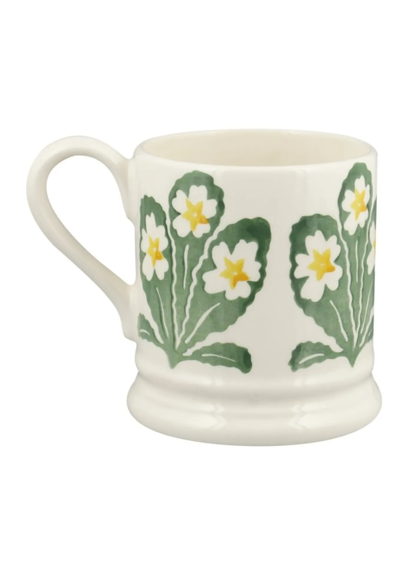 Primrose Hand-Stamped 1/2 Pint Mug