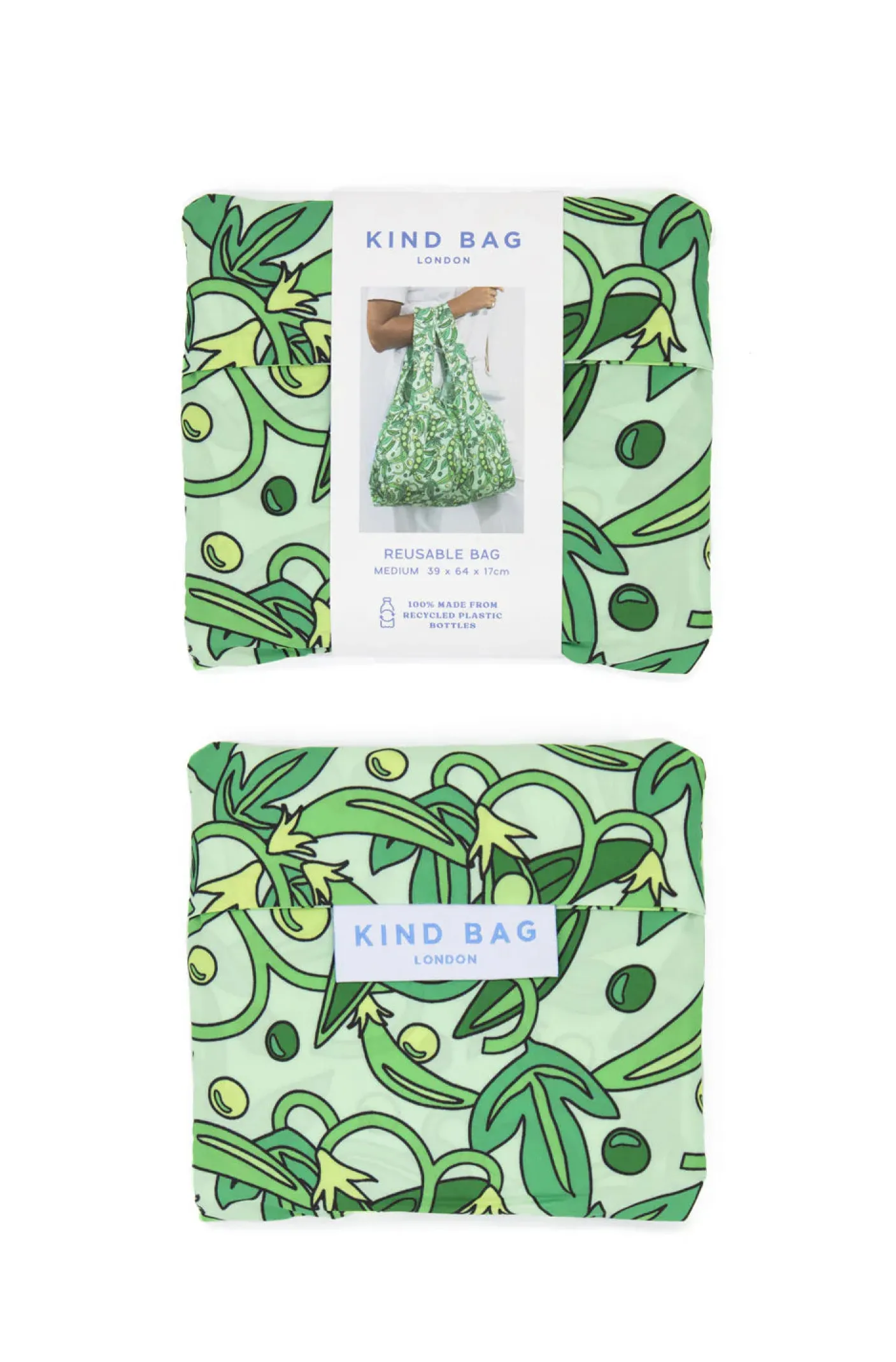 Peas Medium Reusable Bag