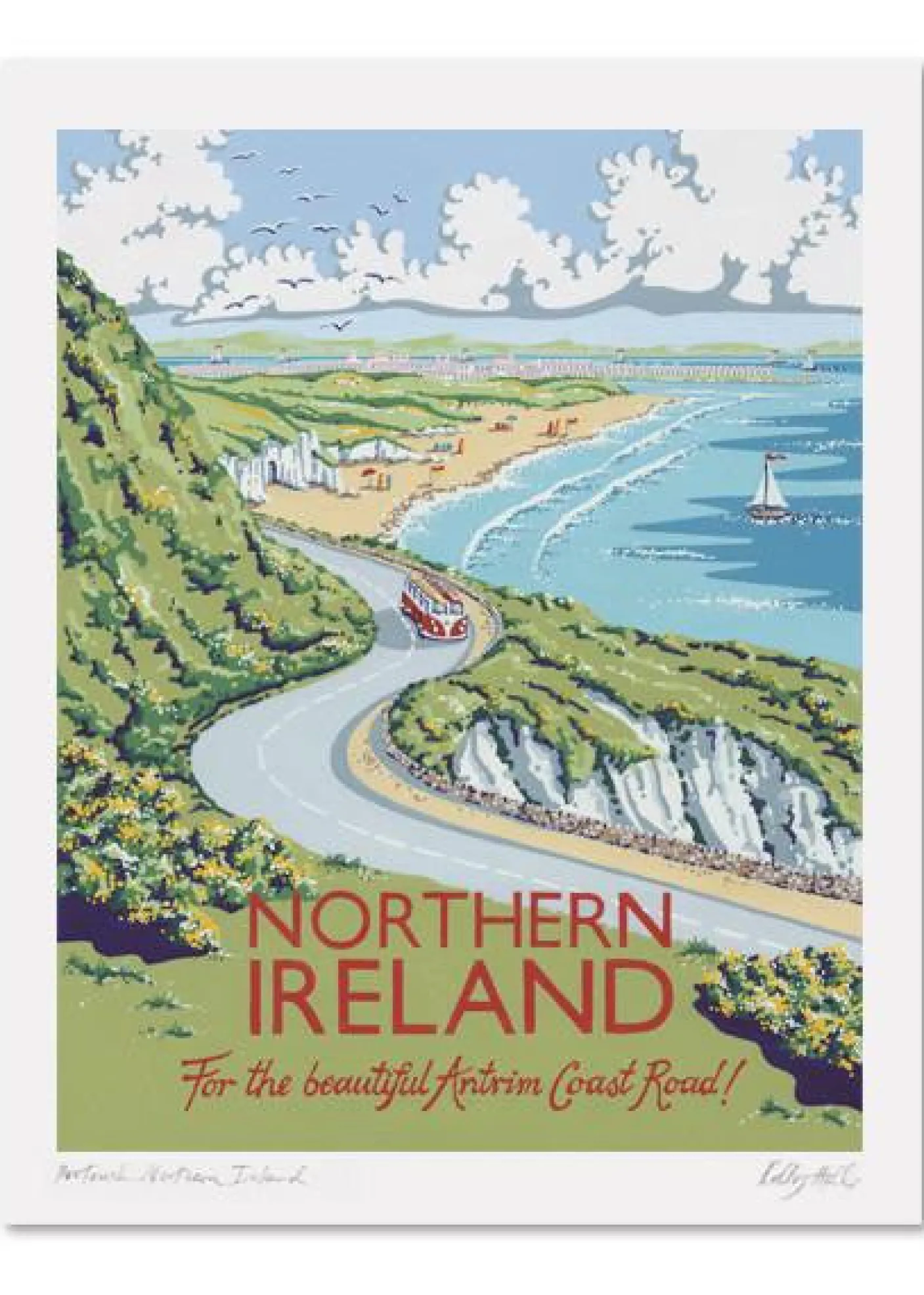 Kelly Hall Northern Ireland Print
