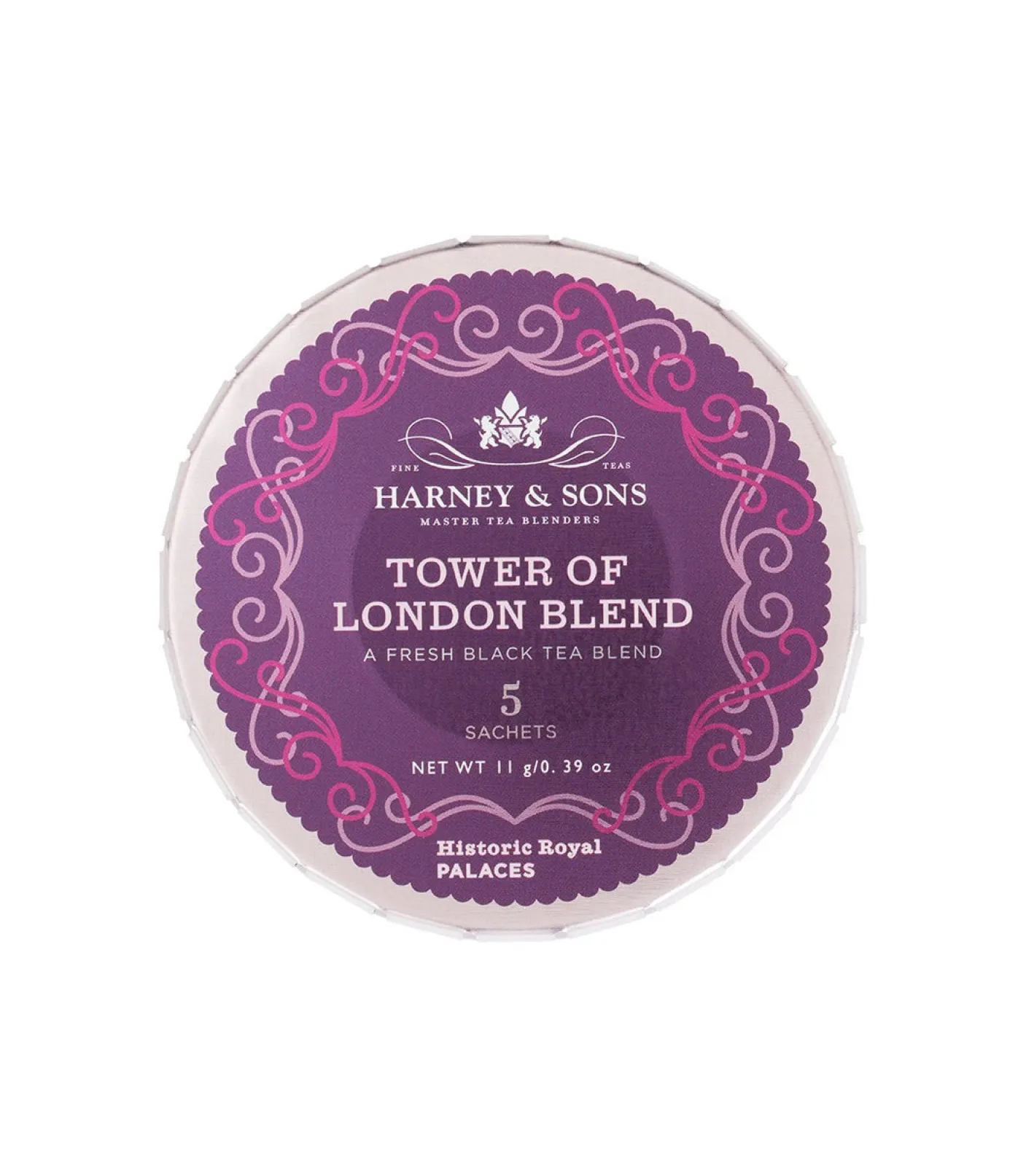 Harney & Sons Tower of London Tagalong Tea Tin - 5 Sachets