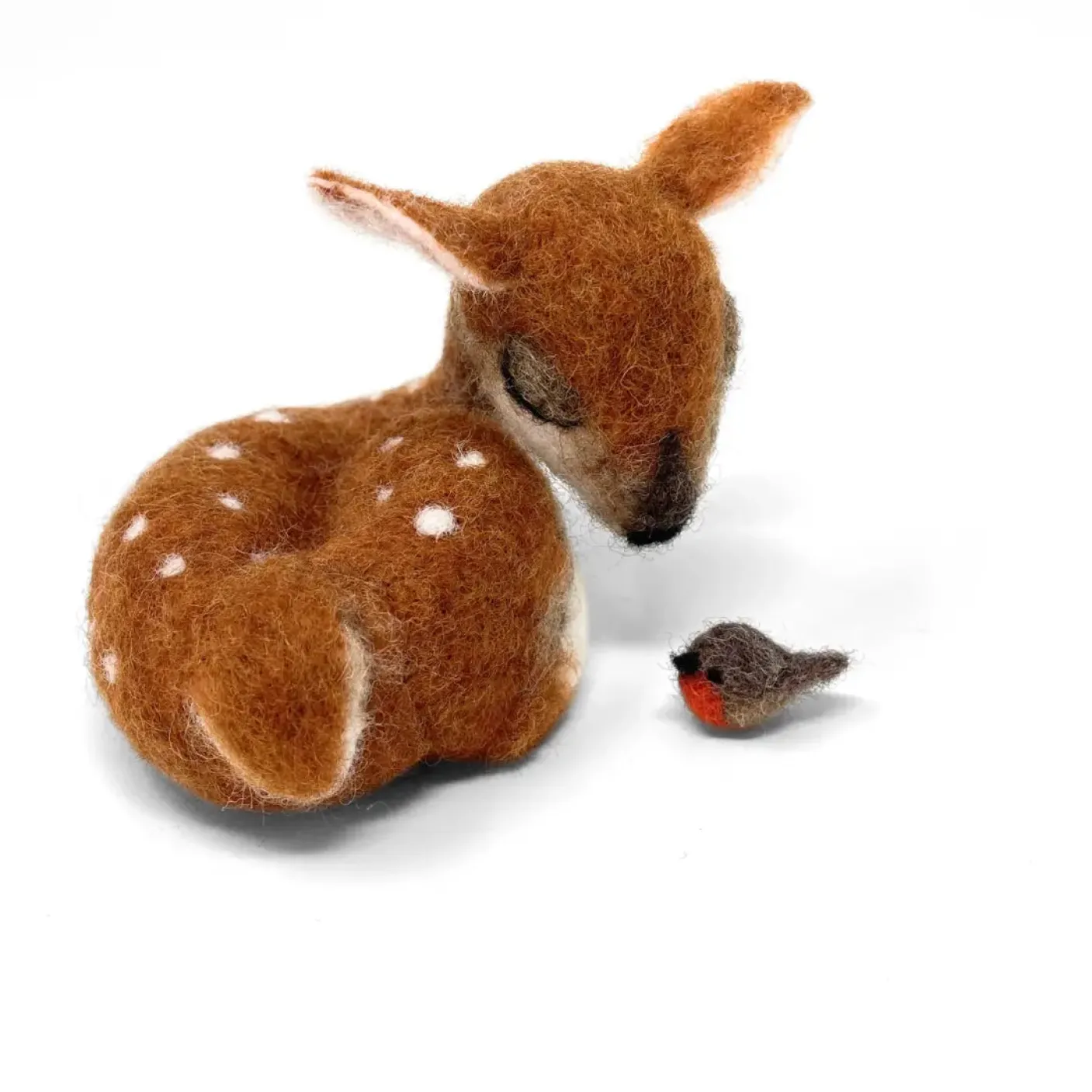 Sleepy Fawn Needle Felting Craft Kit