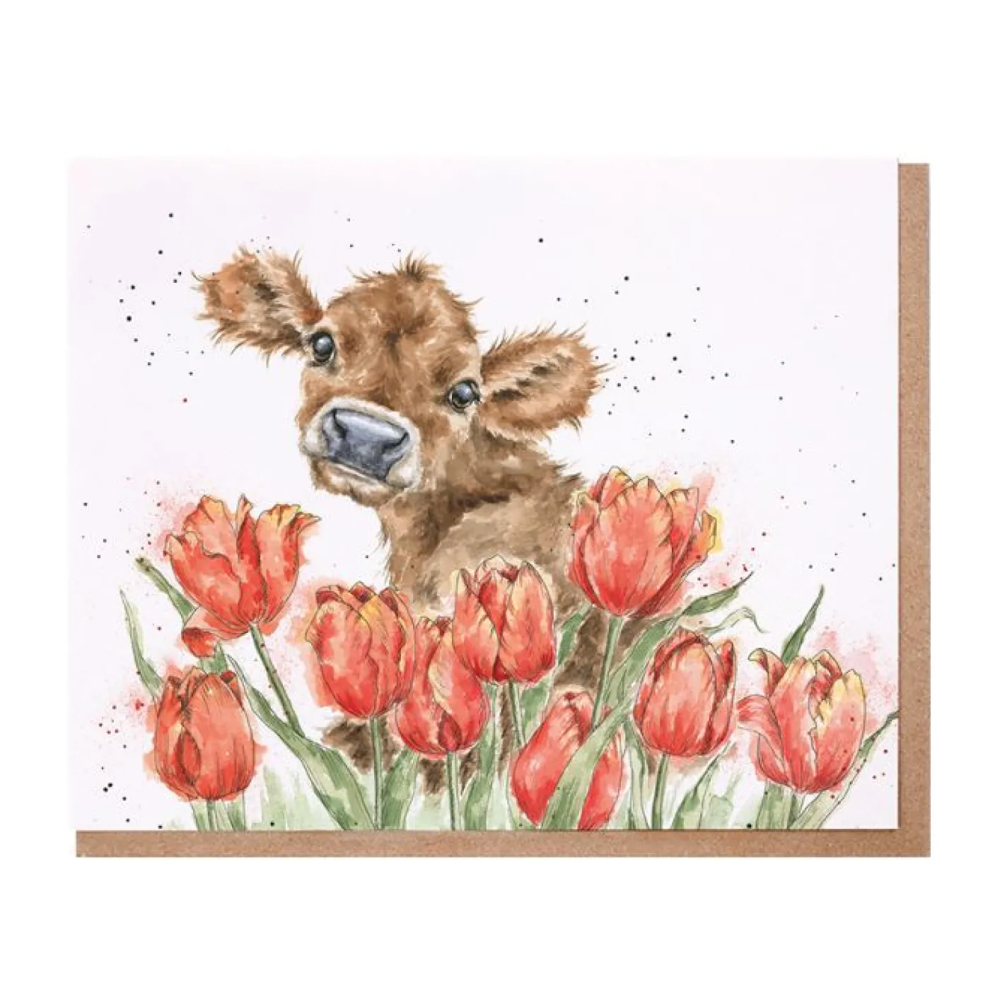 'Bessie' Cow Greetings Card