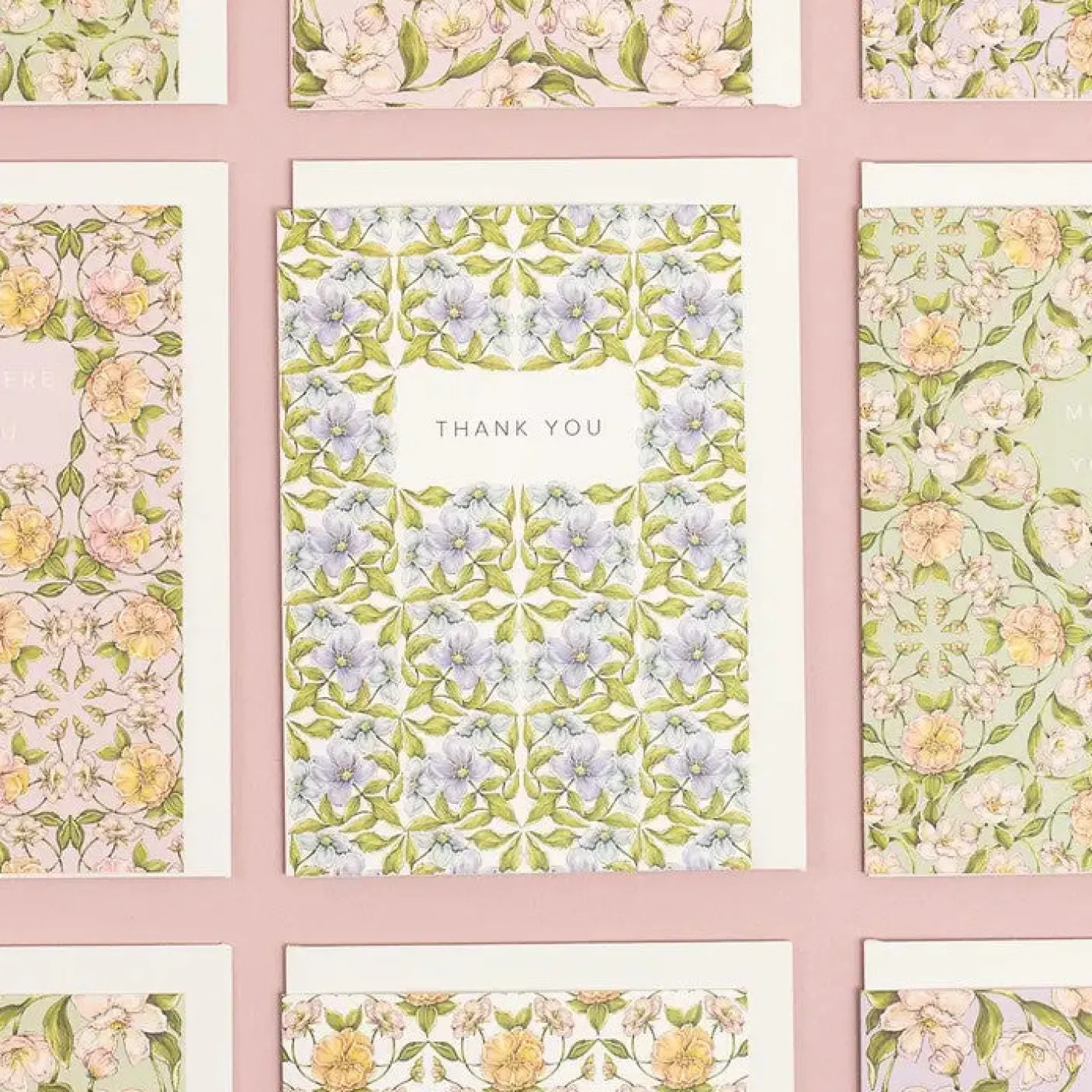 Flora Nouveau - Thank You - card