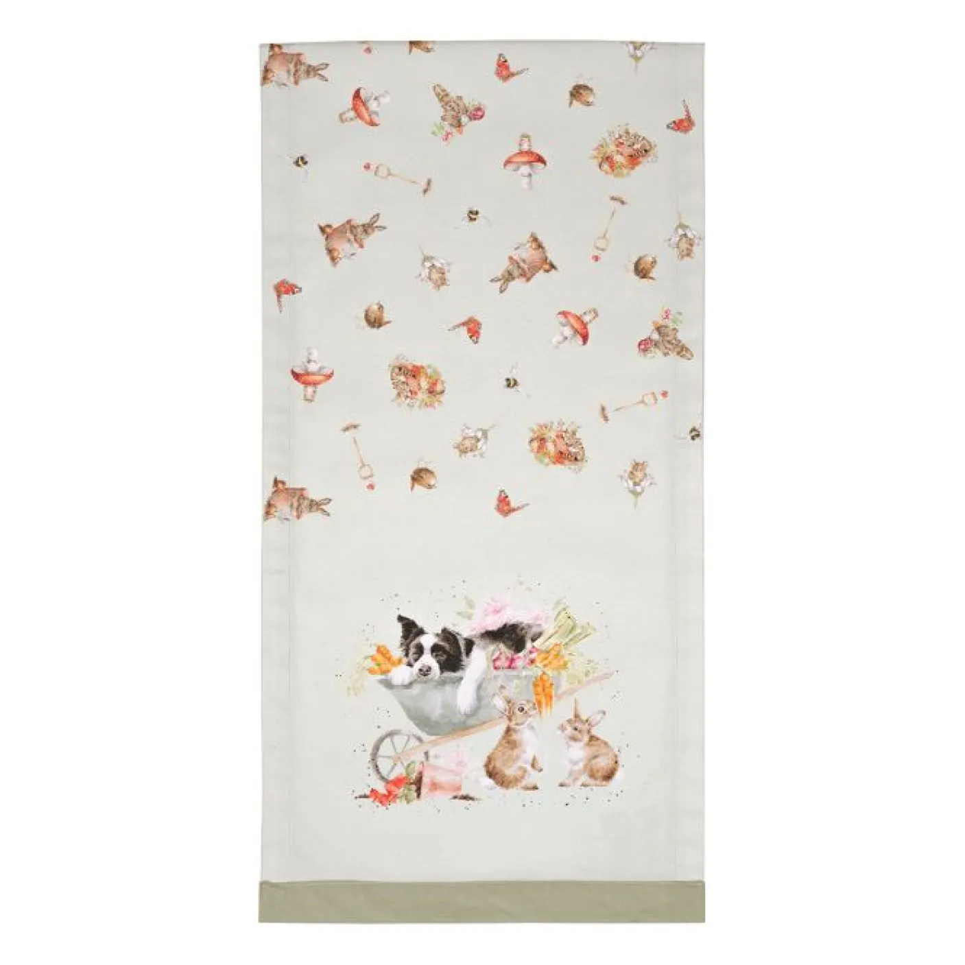 'Garden Friends' Garden Animals Table Runner