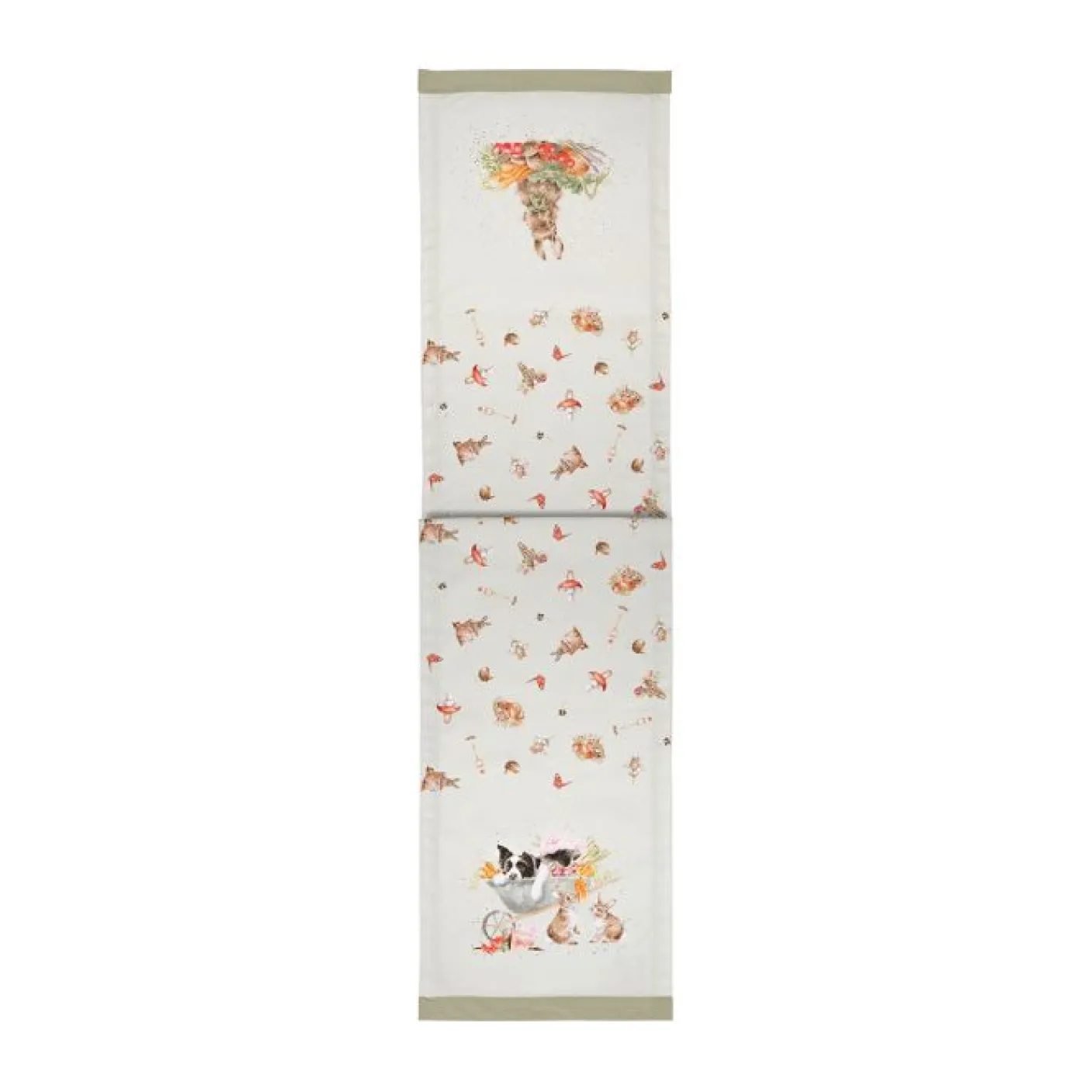 'Garden Friends' Garden Animals Table Runner