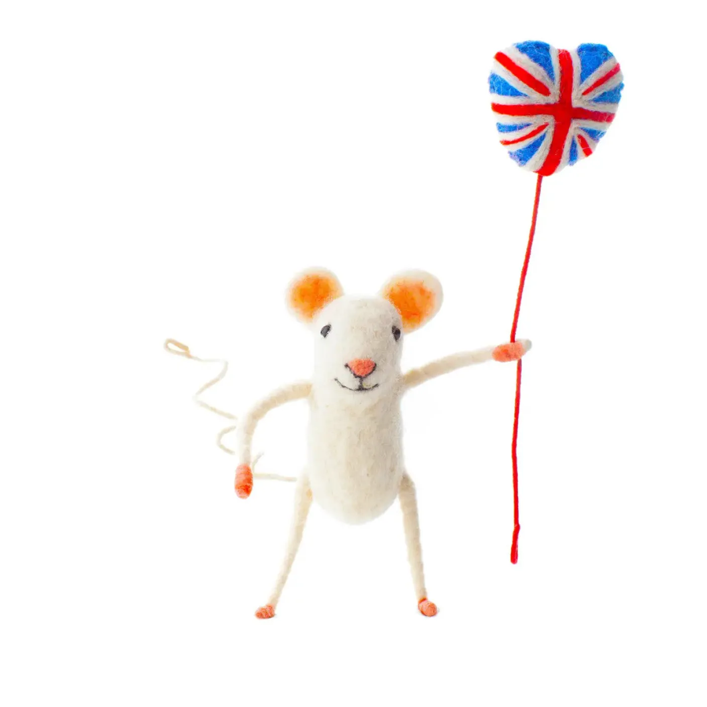 Mouse with Union Jack Balloon