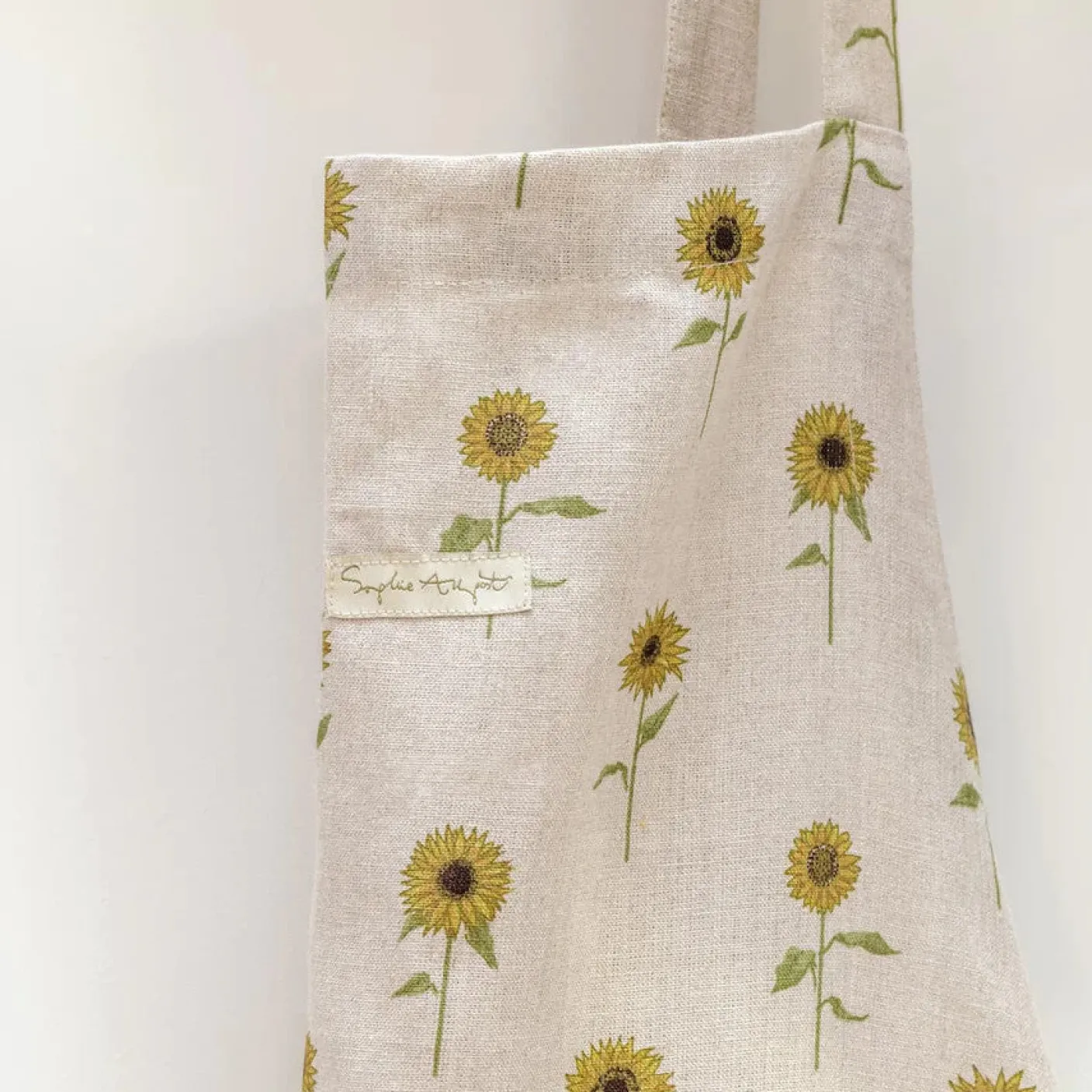 Sunflowers Linen Adult Apron