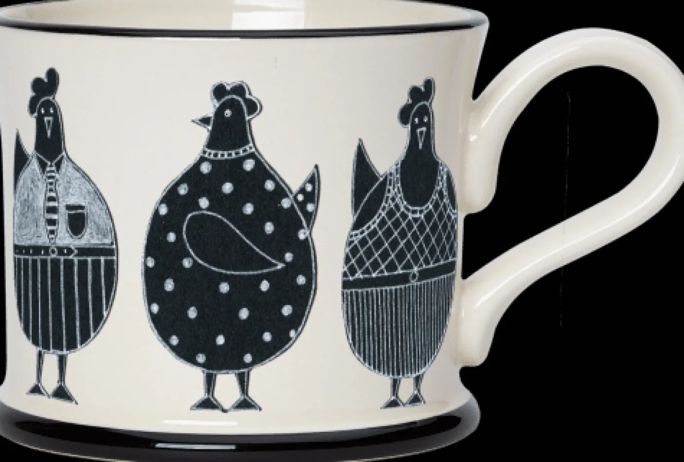 Chicken Mug by Moorland Pottery
