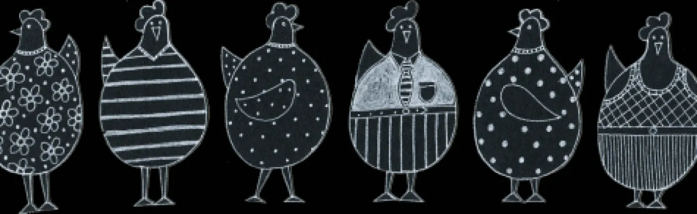 Chicken Mug by Moorland Pottery