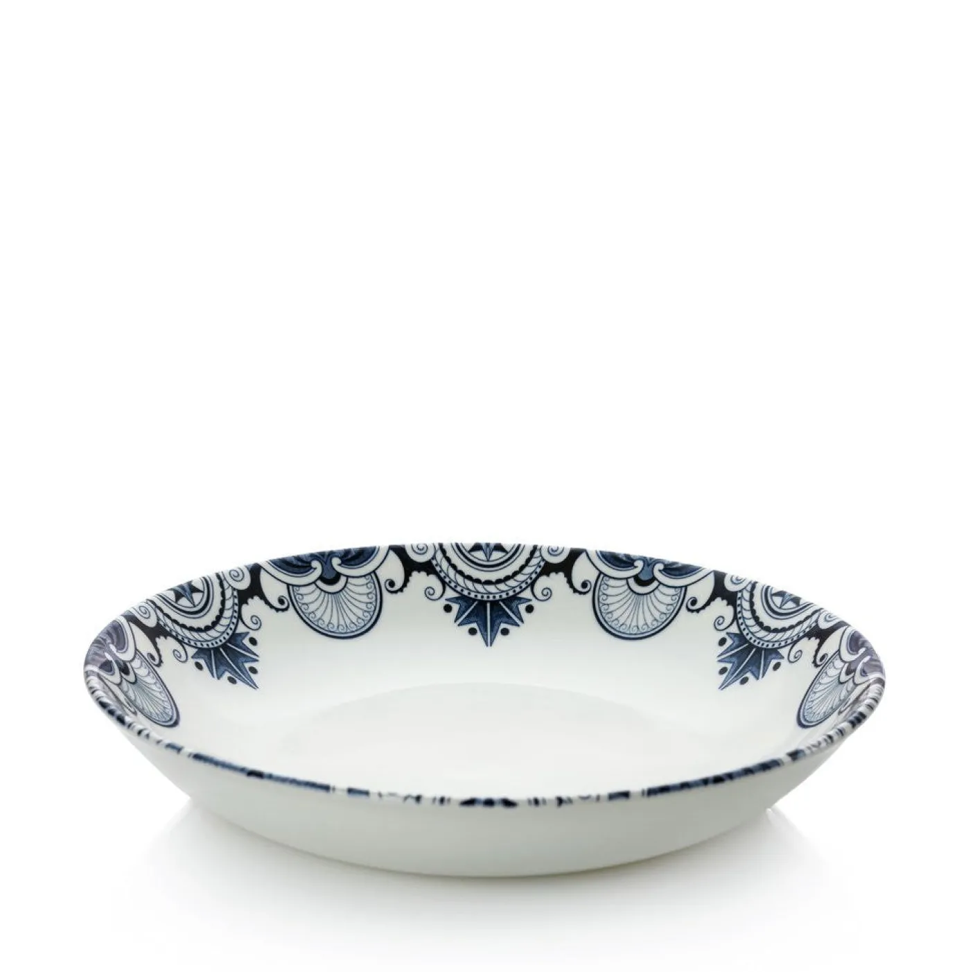 Ink Blue Palisade Pasta Bowl