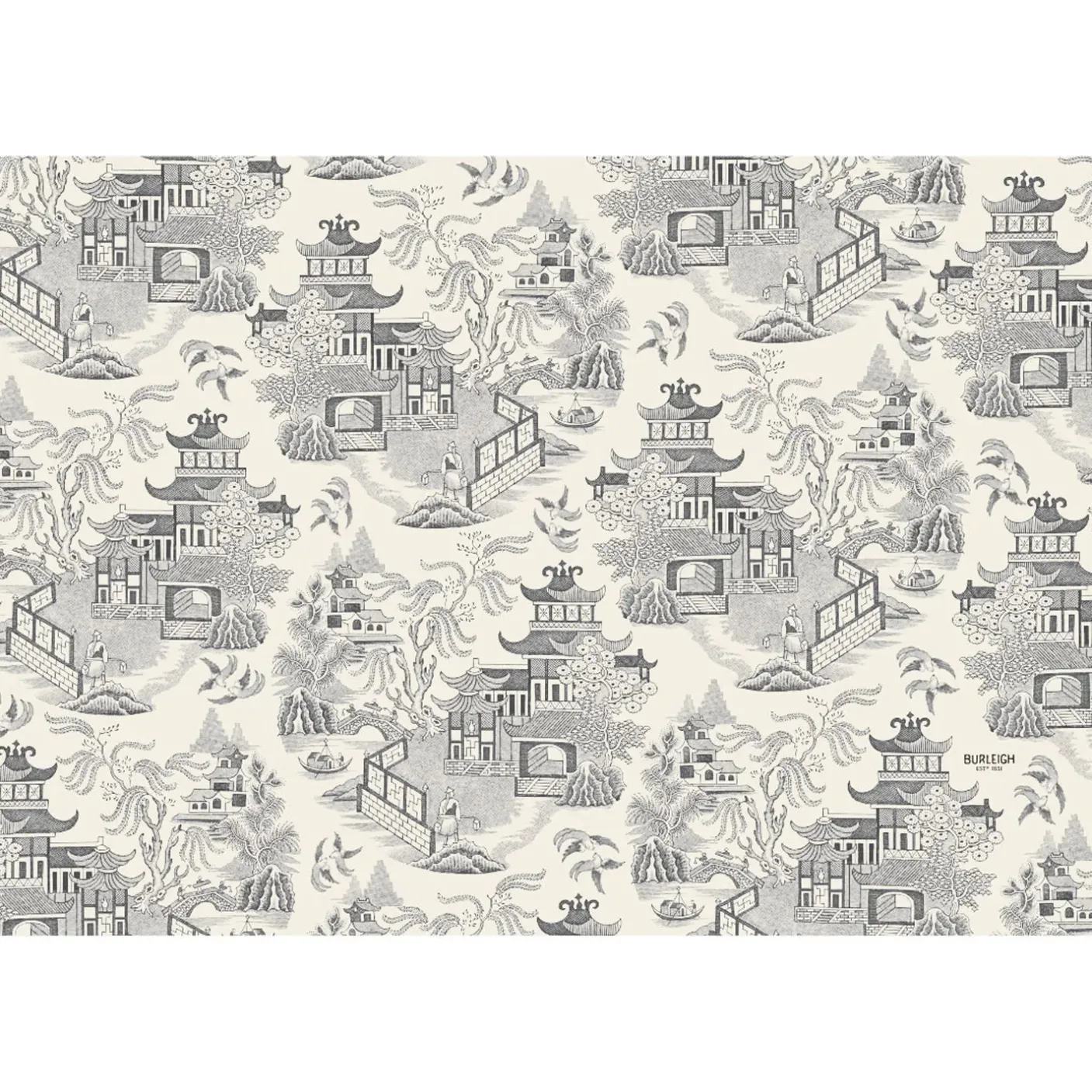 Black Willow Pad of 18 Paper Placemats