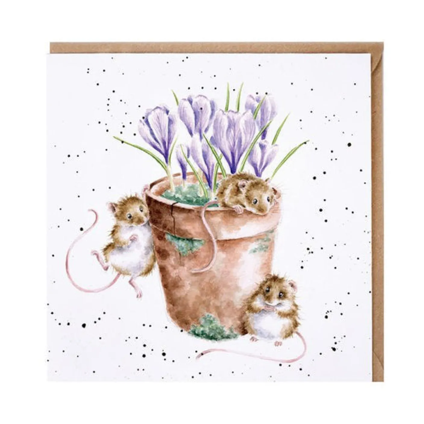 'Garden Friends' Blank Greetings Card