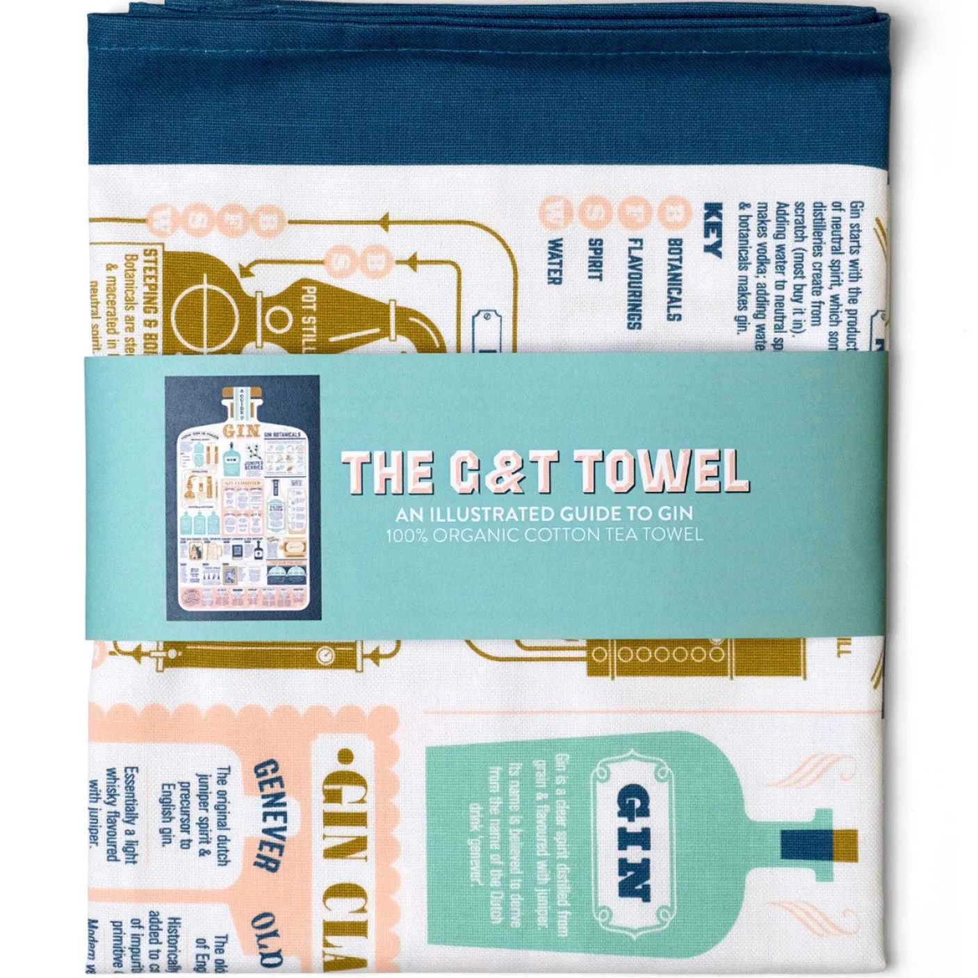 The G & T Tea Towel by Stuart Gardiner