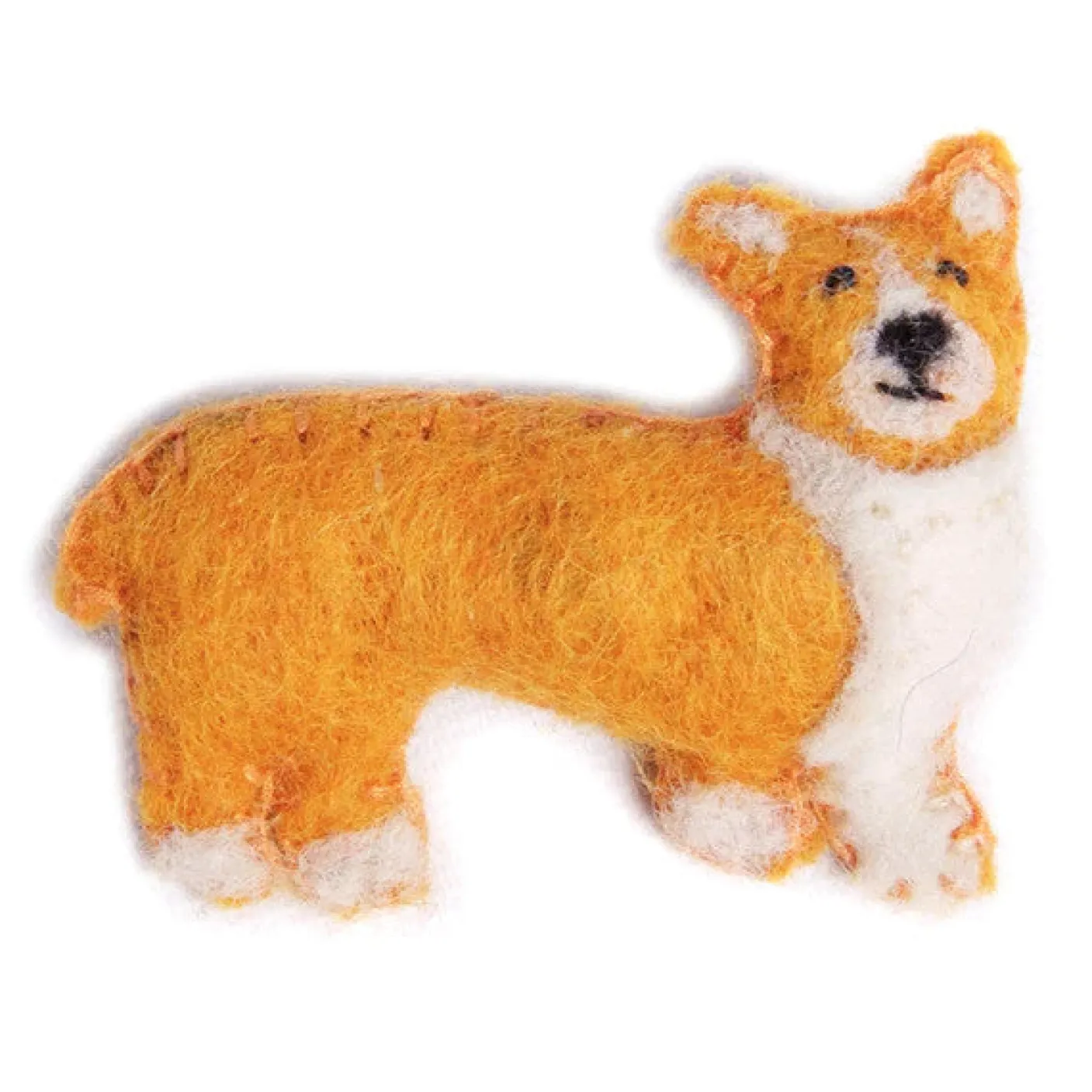 Gwyn the Corgi Brooch