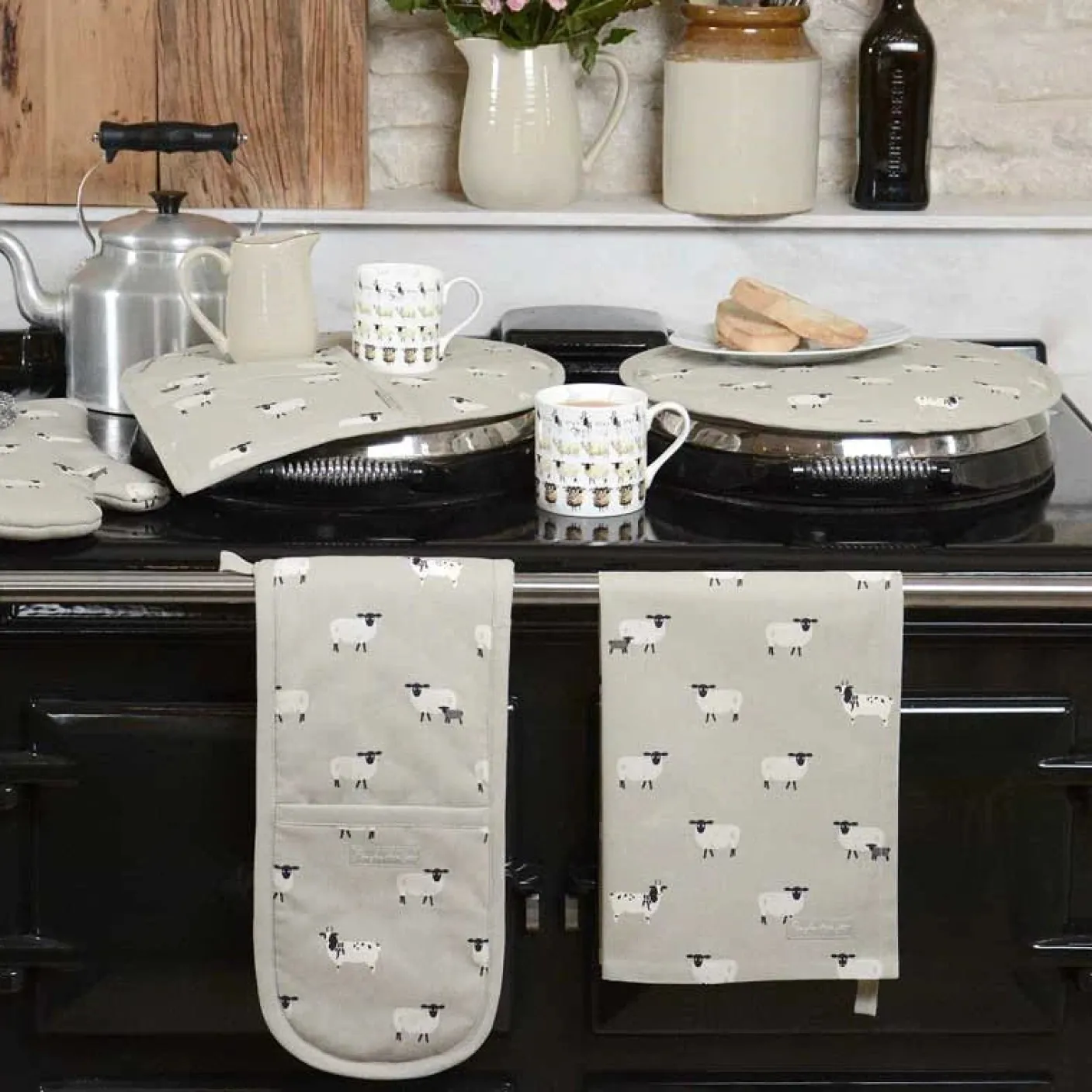 Sheep Double Oven Glove