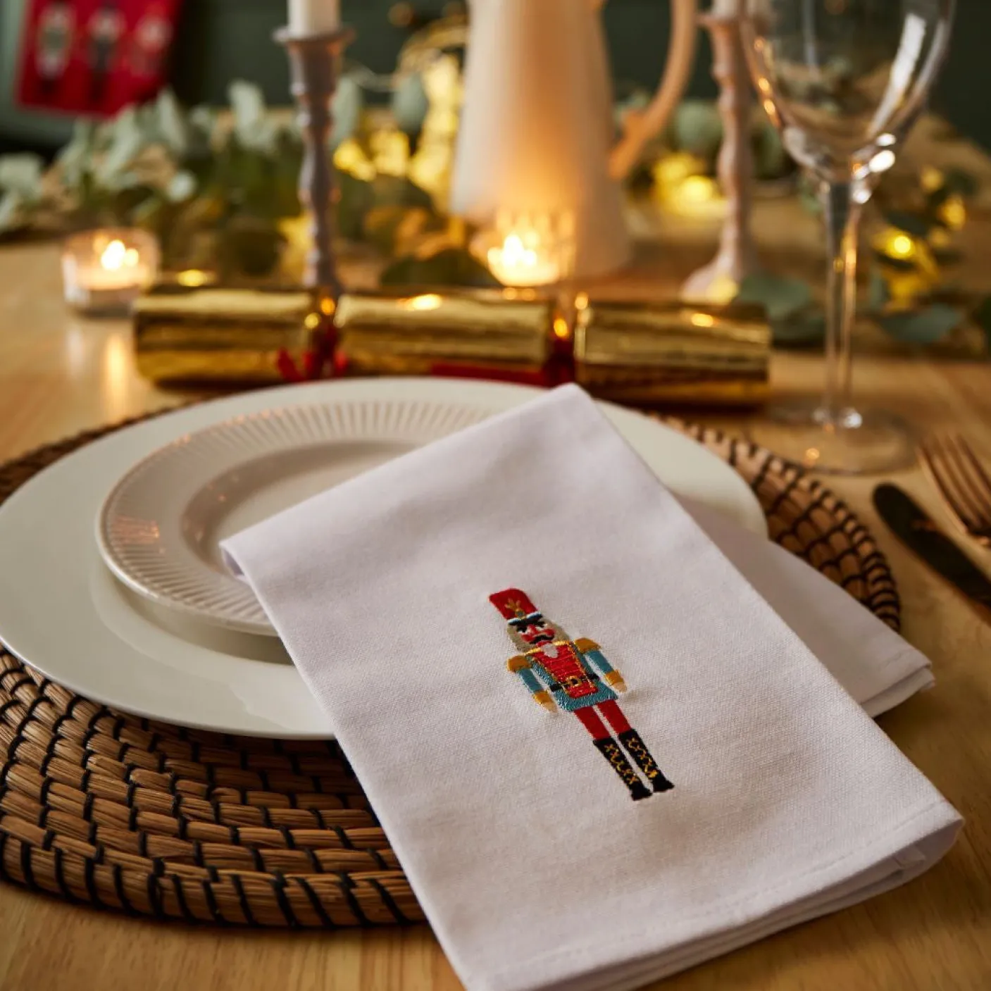 Nutcracker Cotton Napkin 2 pack