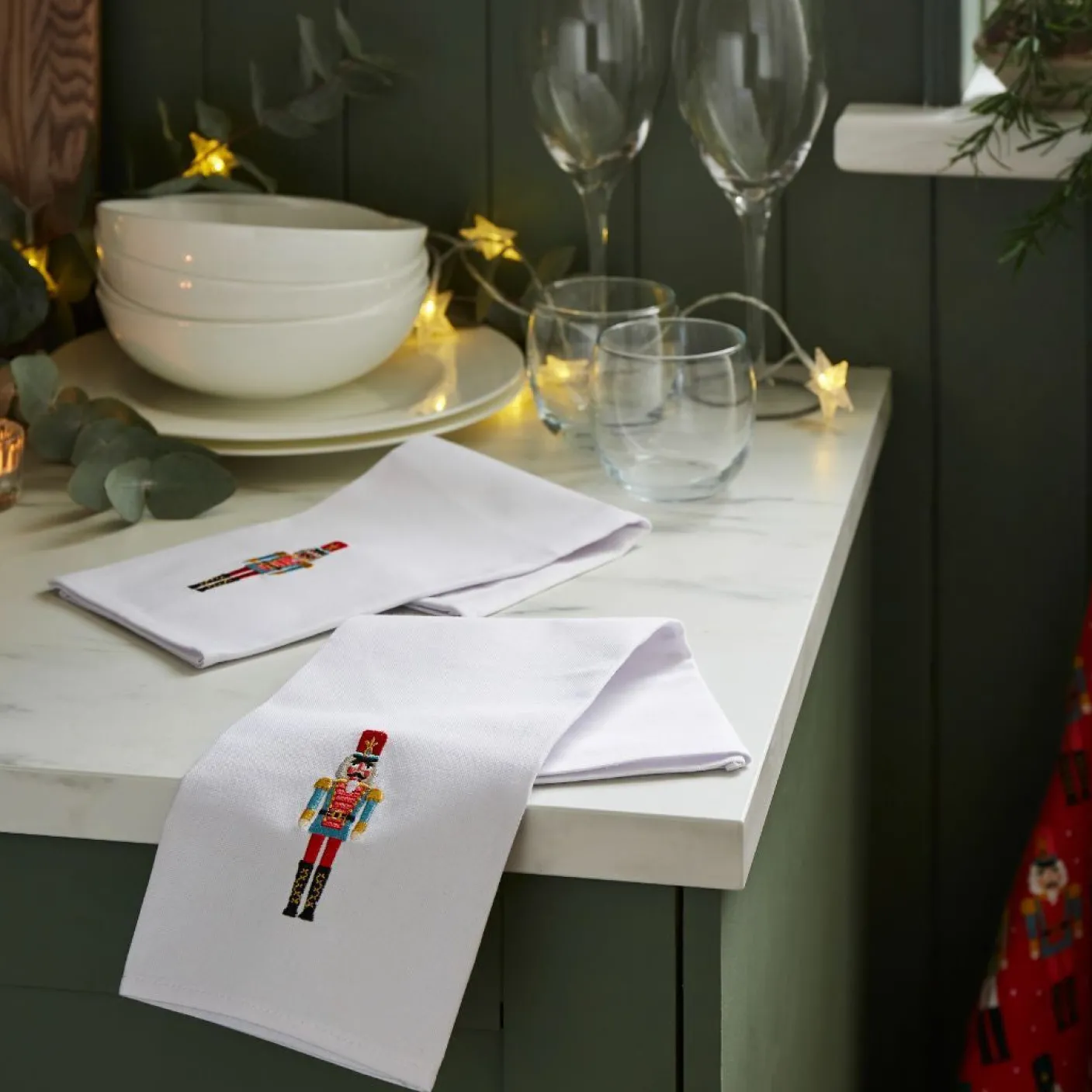 Nutcracker Cotton Napkin 2 pack