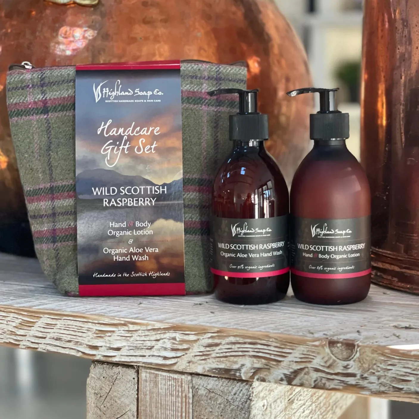 Wild Scottish Raspberry Hand Care Gift Set