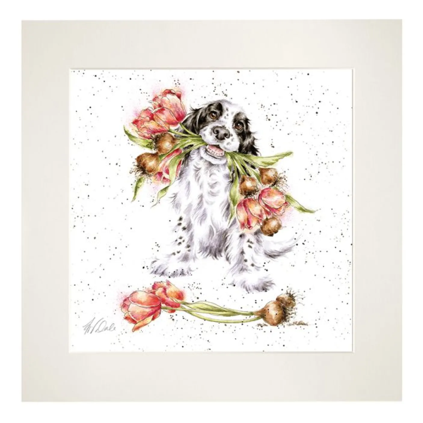 Wrendale Designs 'Blooming With Love' Art Print