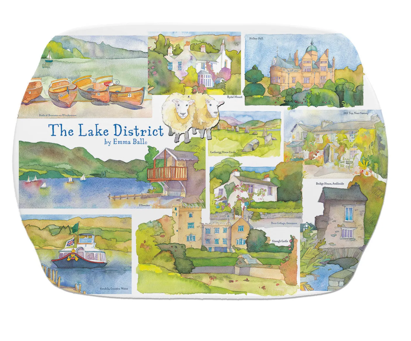 The Lake District Melamine Scatter Tray