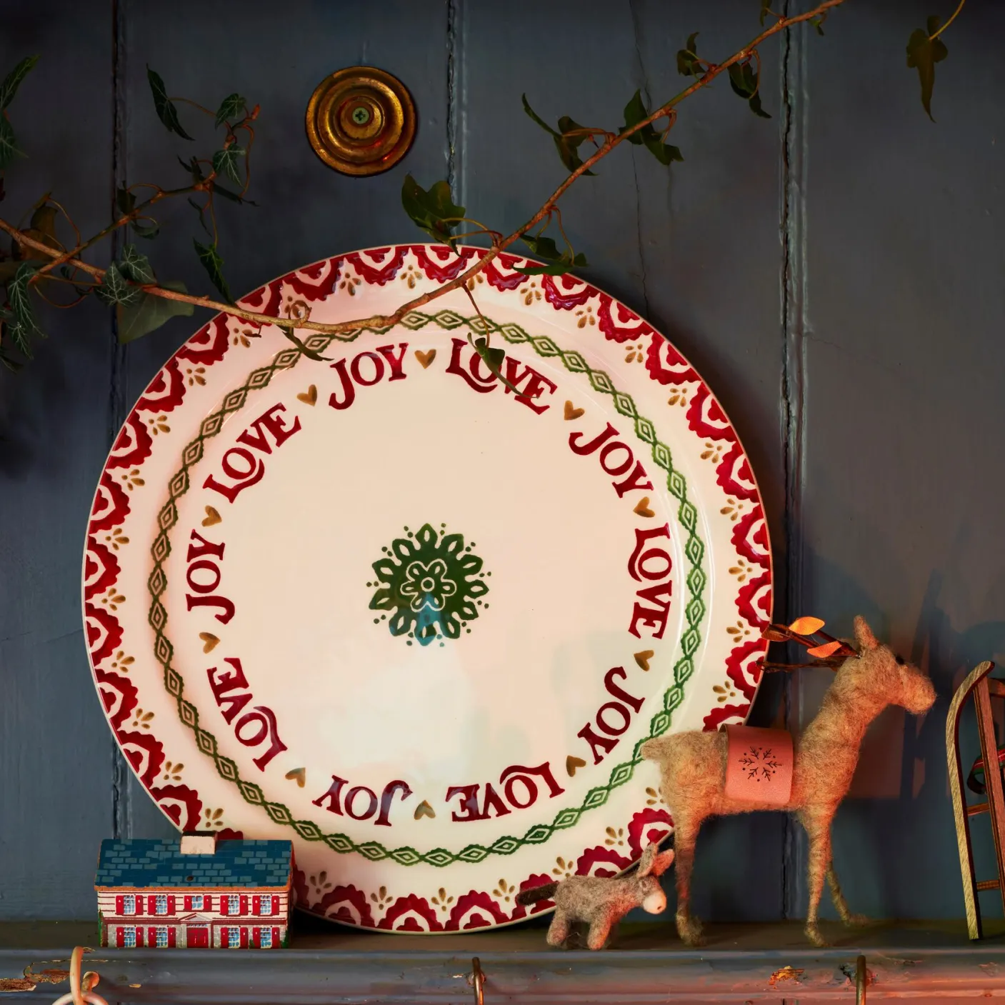 Christmas Joy Serving Plate