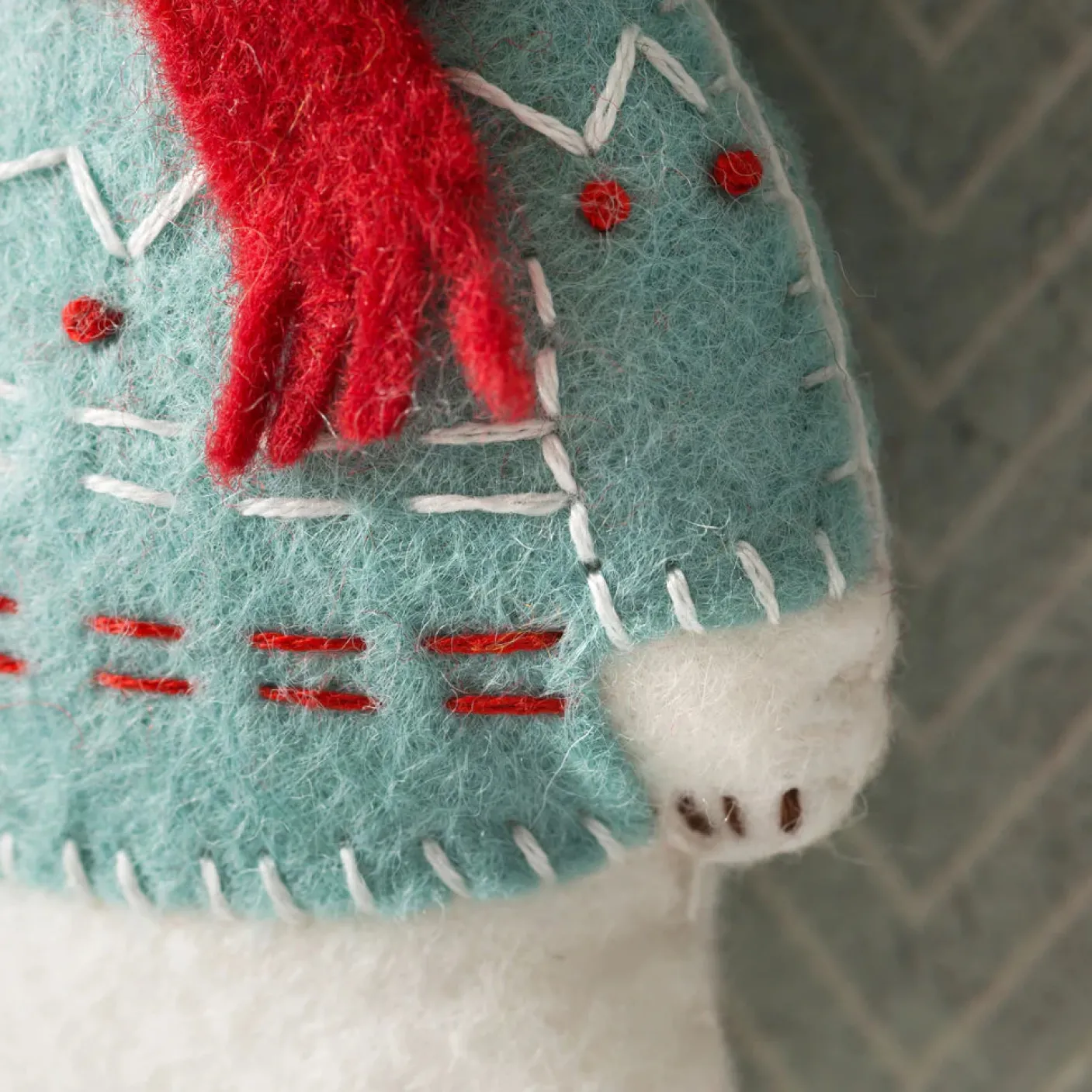 Polar Bear Felt Craft Mini Kit