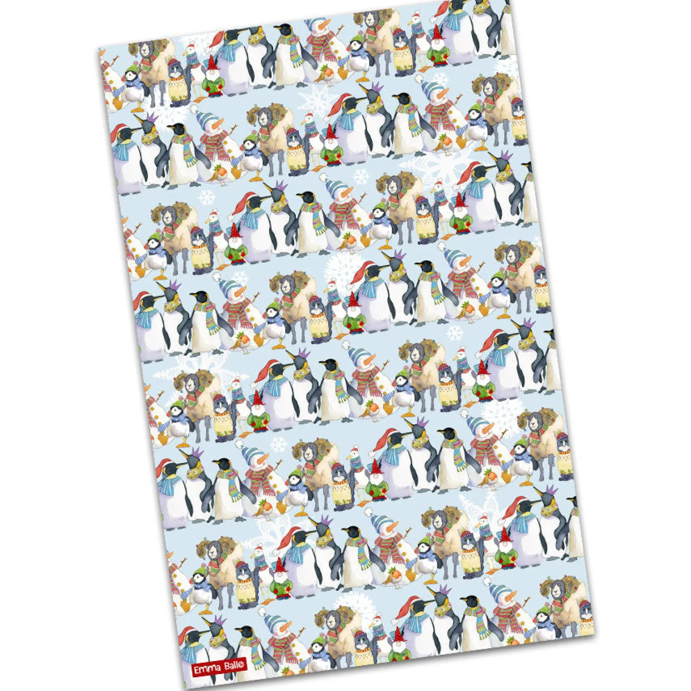 Christmas Friends Tea Towel