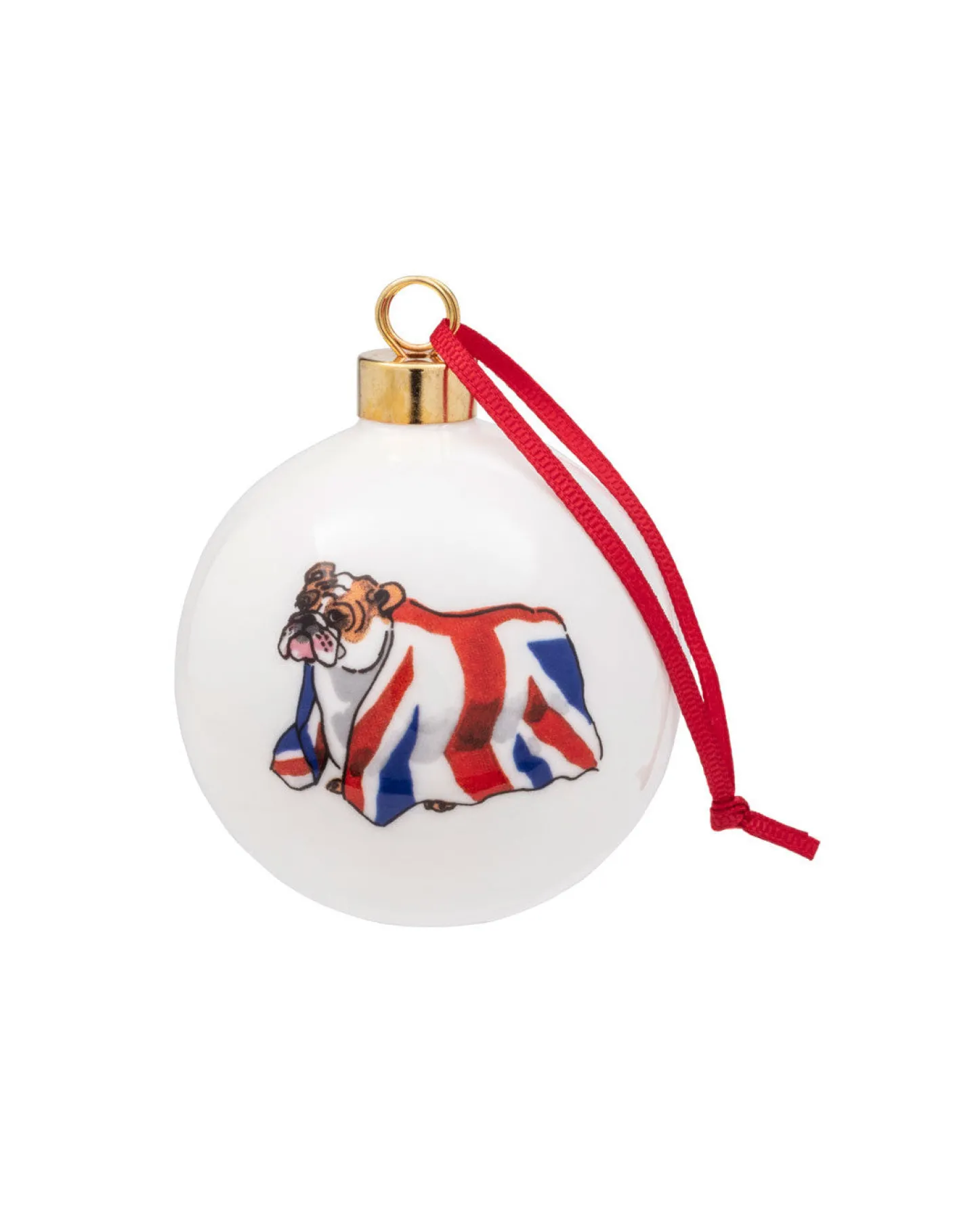 British Bulldog Bauble Boxed