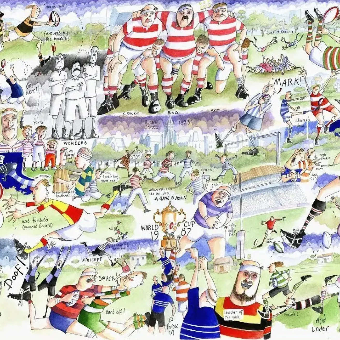 Rugby 1000 Piece Jigsaw Puzzle