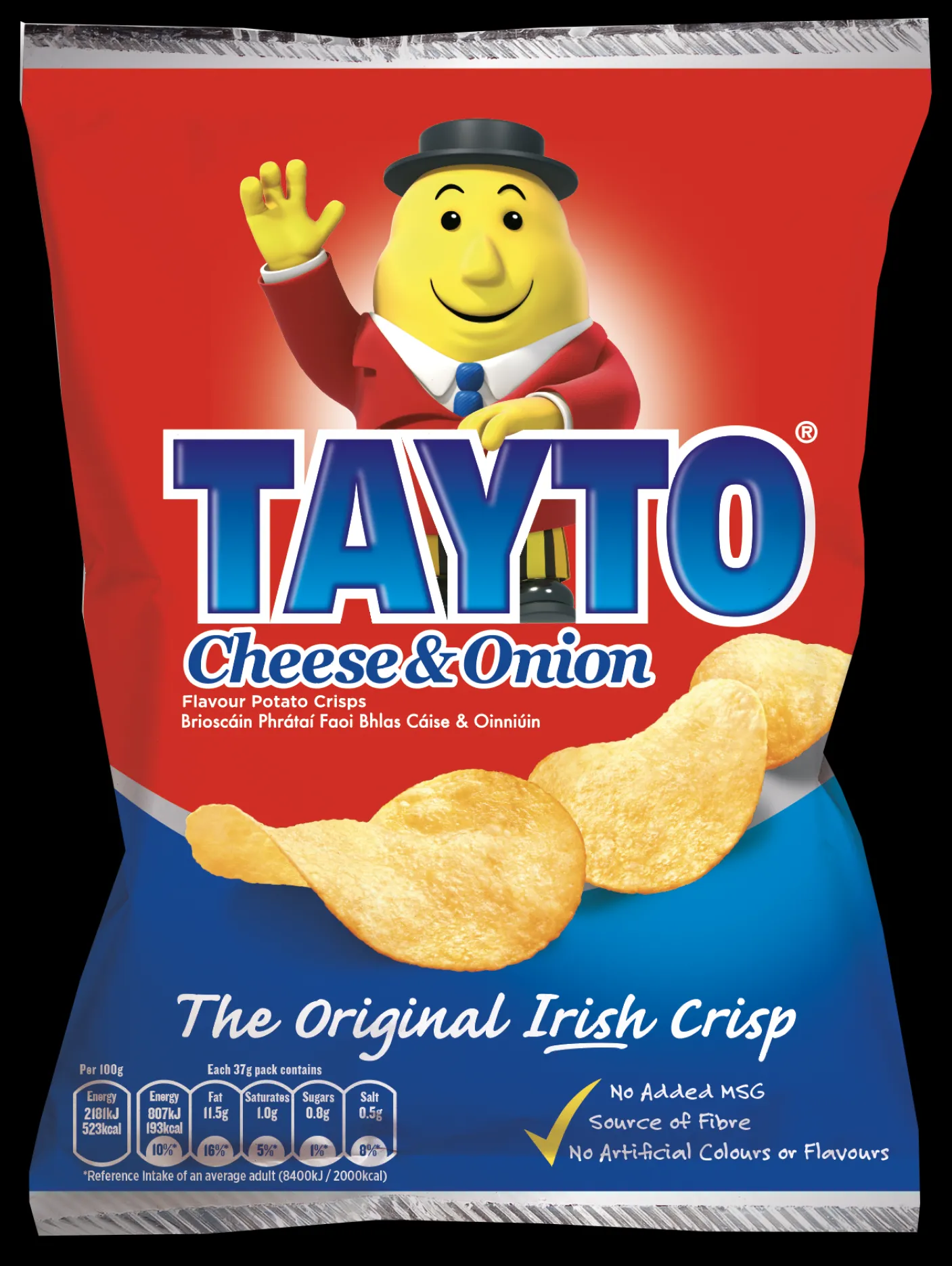 Tayto Cheese and Onion Crisps 37g