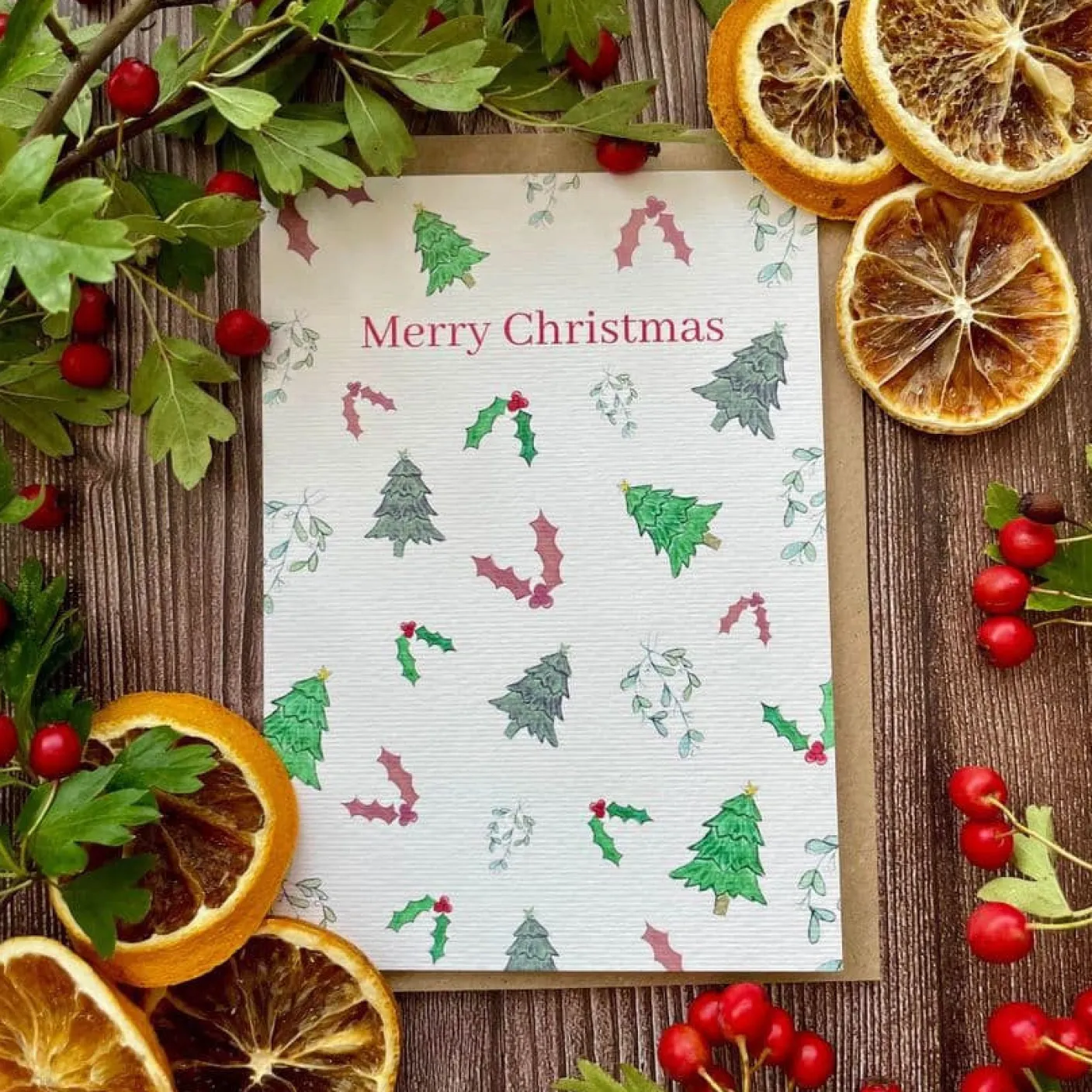 Merry Christmas Eco-Friendly Card