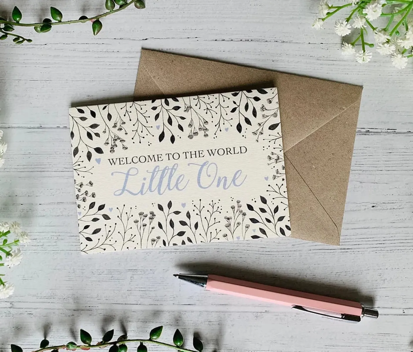Welcome To The World Little One Greetings Card