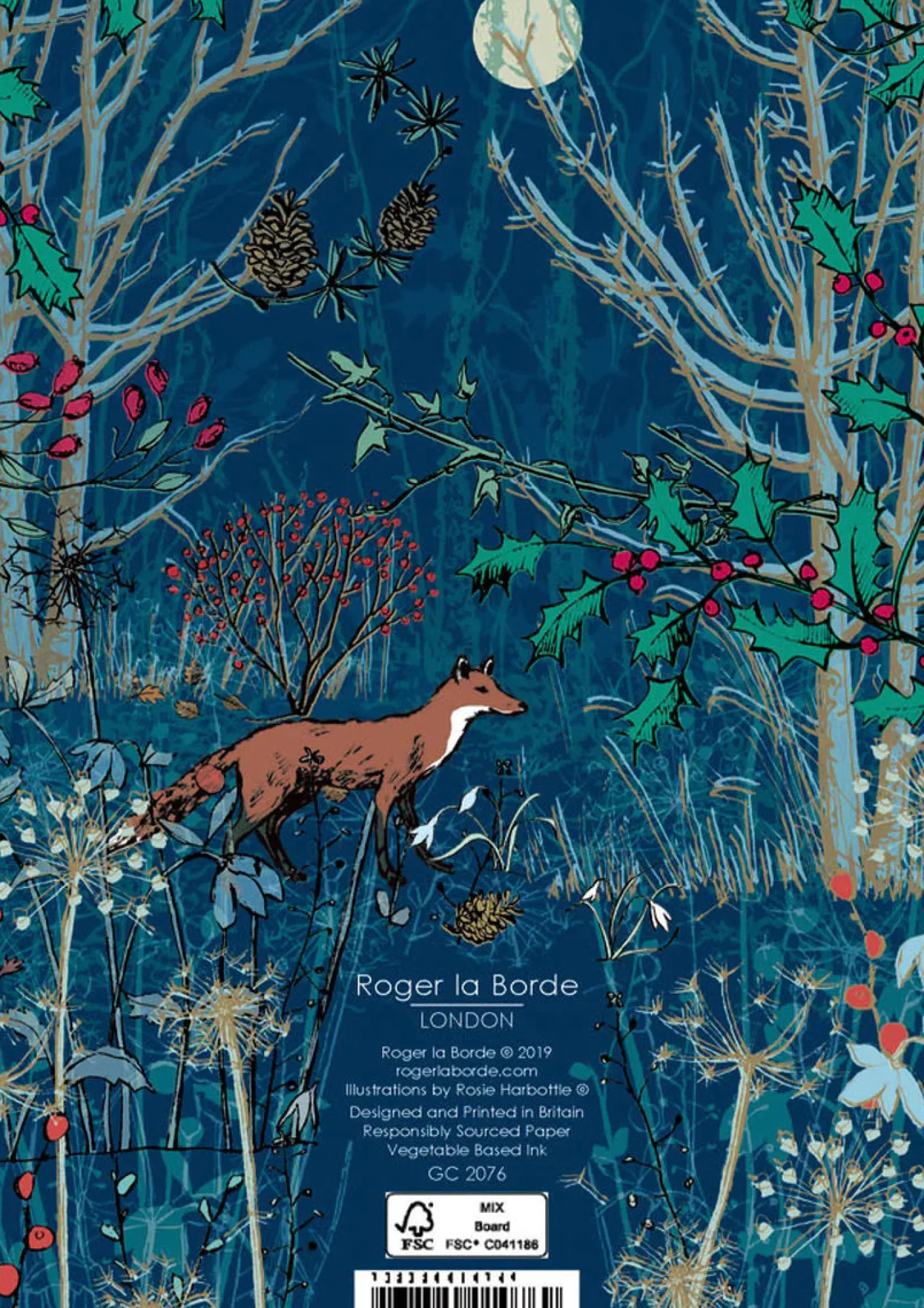 Winter's Tale Animals Advent Calendar Card