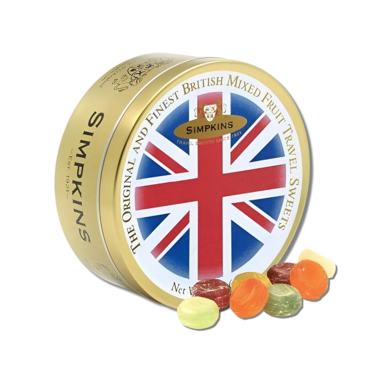 Simpkin's Union Jack Mixed Fruit Travel Sweets