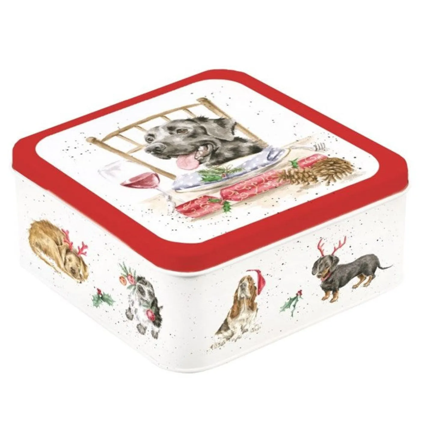 Santa's Little Helpers Christmas Tin