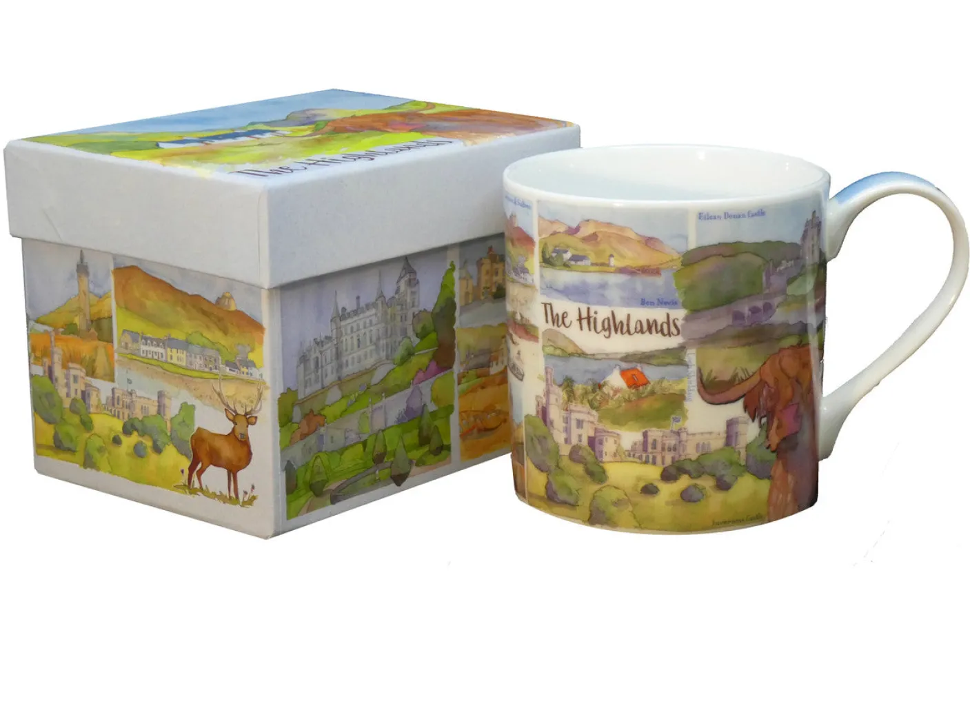 The Highlands Bone China Mug (Boxed)